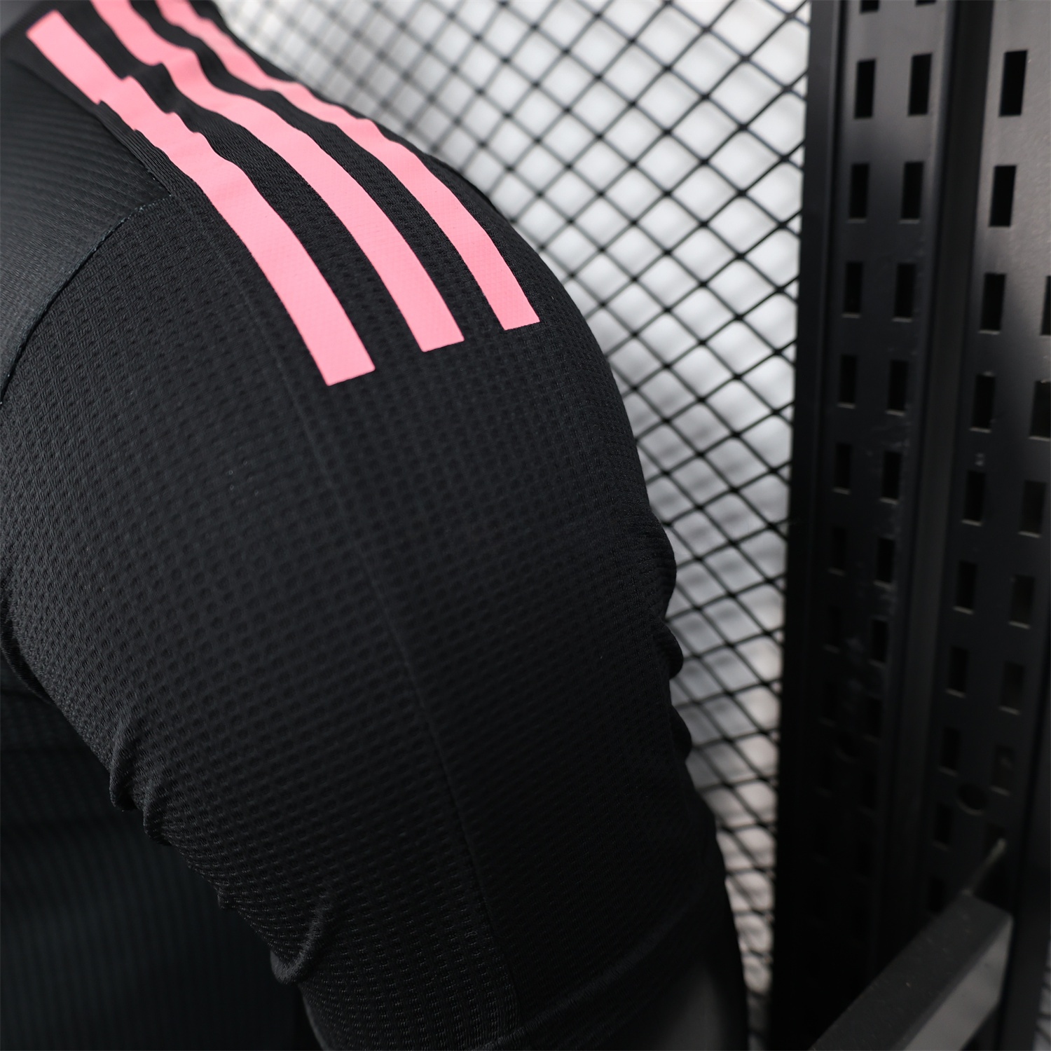 Algeria 25-26 Pure Black Jersey with Pink Pattern - Player Version - UnitedFutballJersey