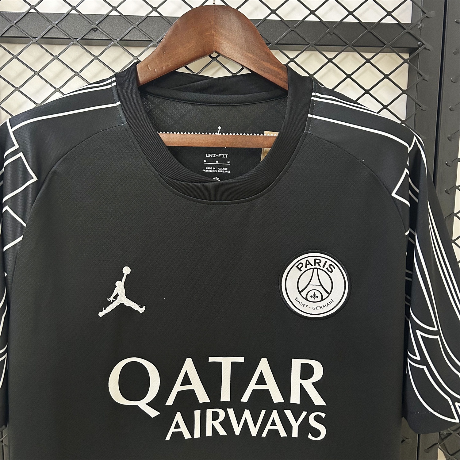 Paris Saint-Germain PSG 24-25 Fourth Black Jersey - Fans Version - UnitedFutballJersey