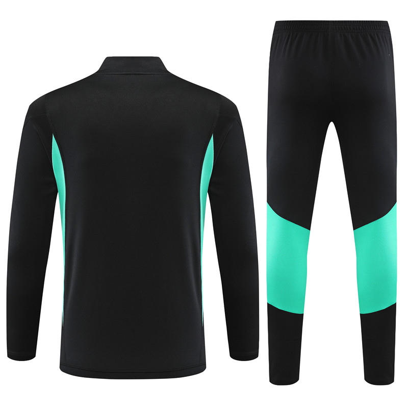 Manchester United 23-24 Long Sleeve Training Set -Black - UnitedFutballJersey