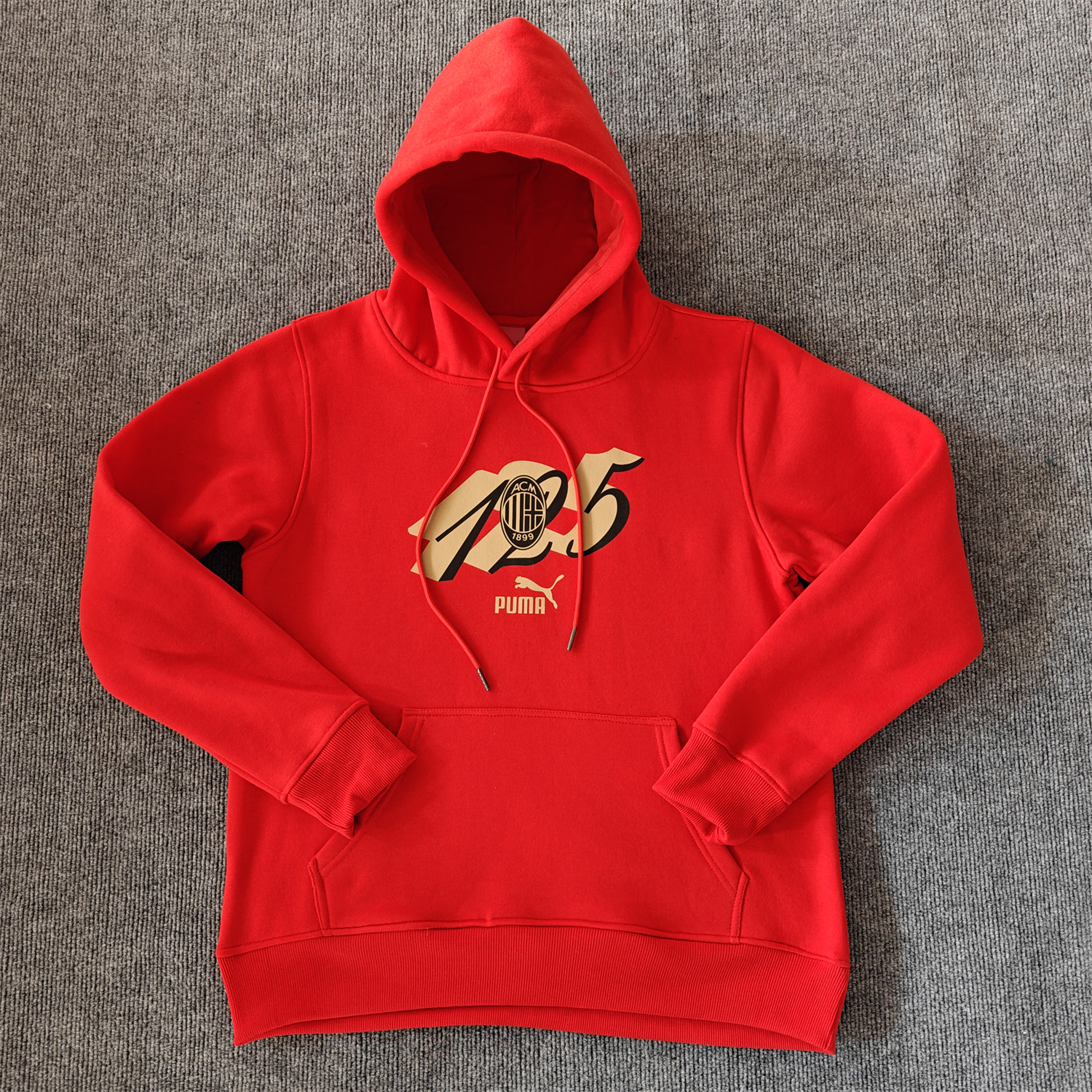 AC Milan 24-25 125th Anniversary Speical Hoodie - Red - UnitedFutballJersey