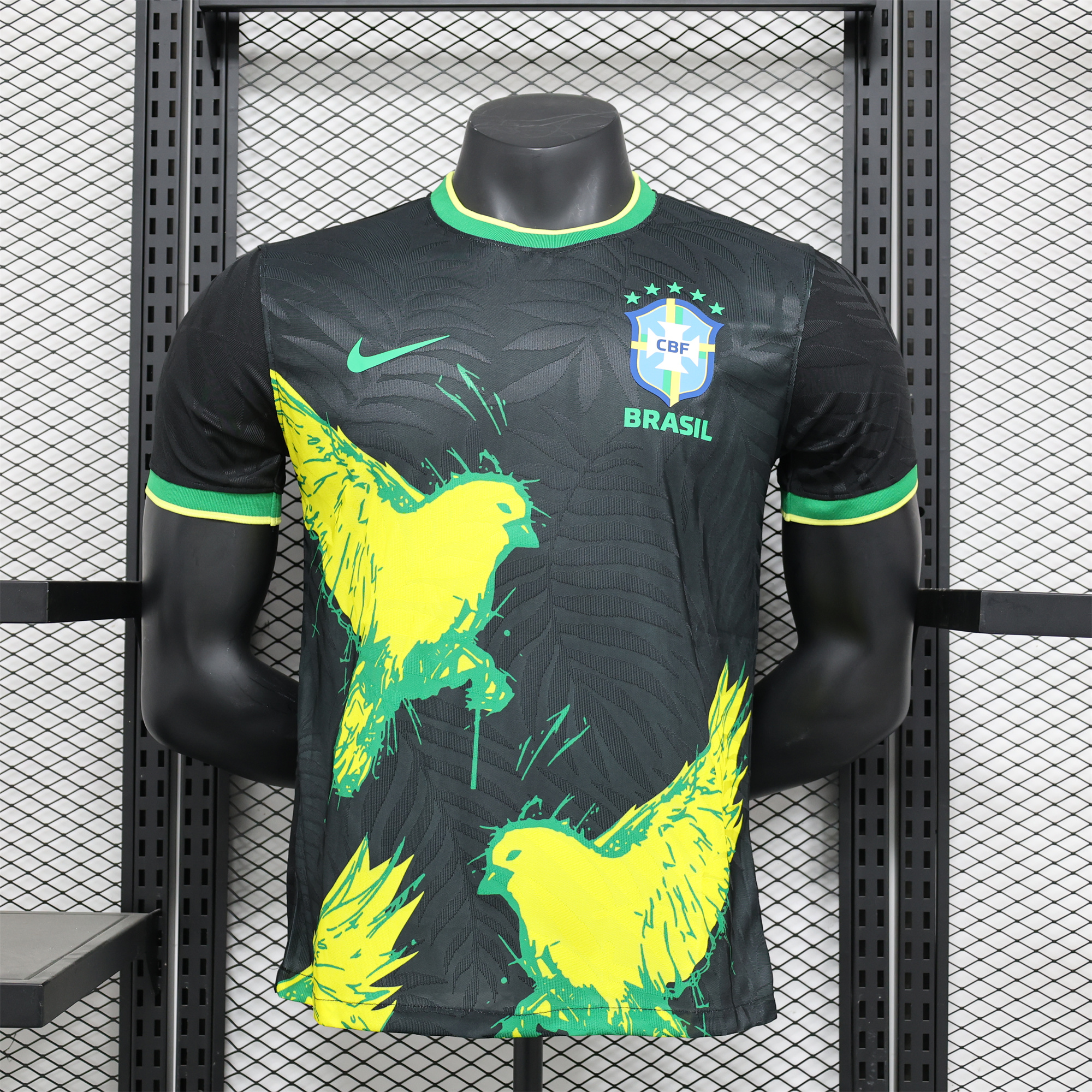 Brazil 2024 Black Dove Special Edition Jersey - Player Version - UnitedFutballJersey