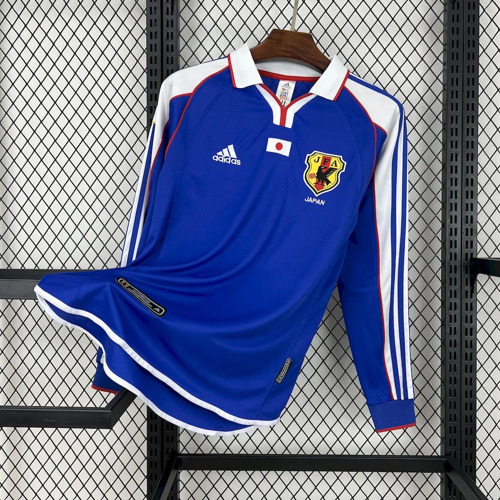 Retro Japan 2000 Home Long Sleeves Jersey - UnitedFutballJersey
