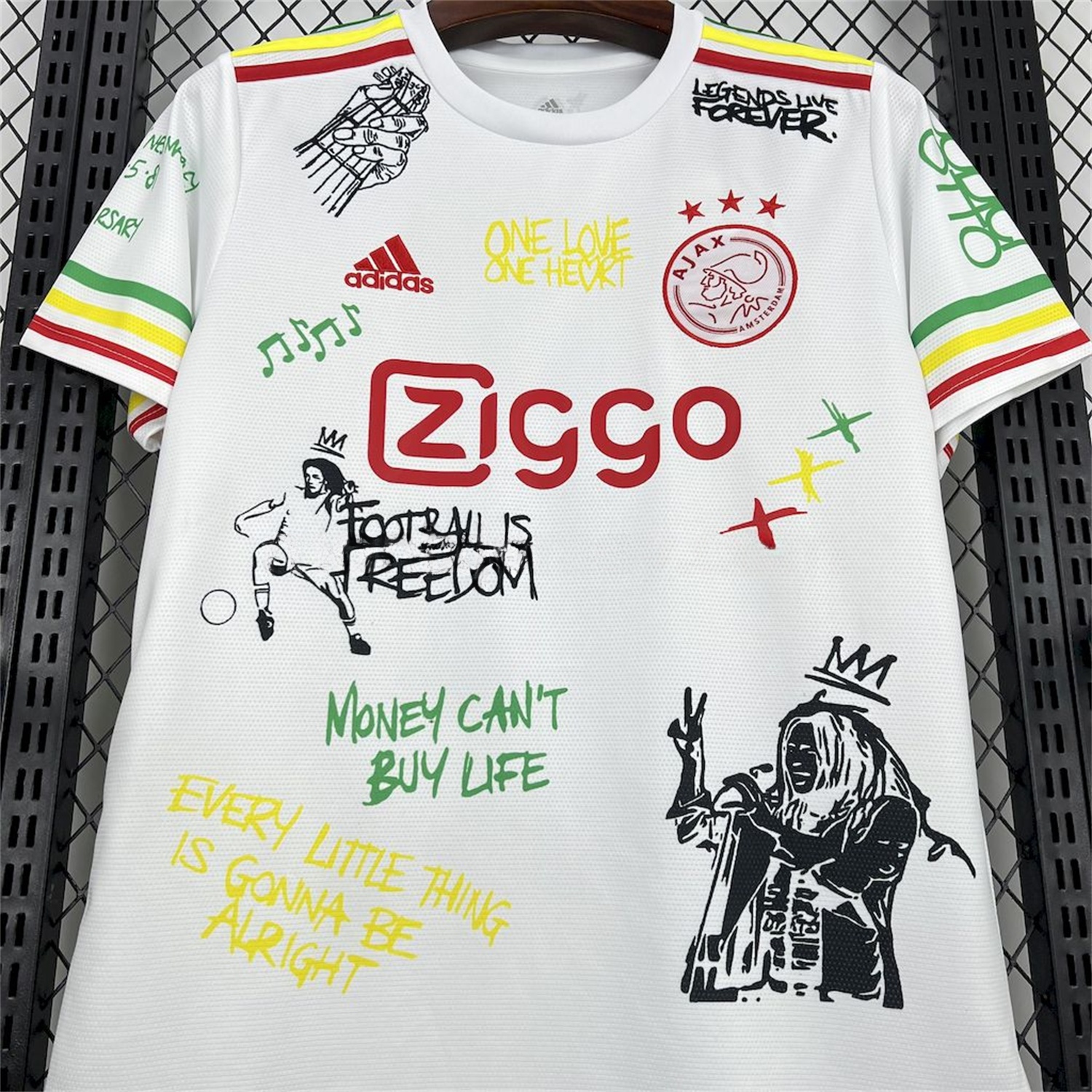 Ajax x B-O-B Marly 2025-26 40th Special Edition Jersey - Fans Version - UnitedFutballJersey