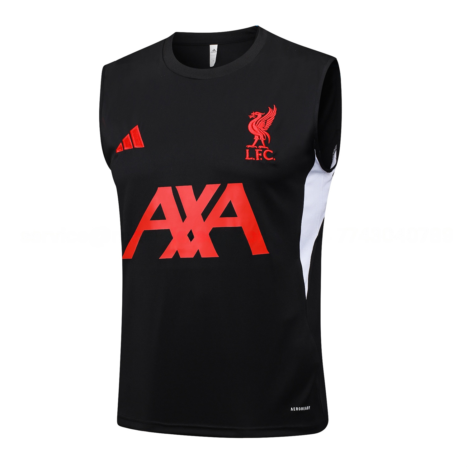 Liver.pool 25-26 Vest Training Set - Black Vest & Black Shorts - UnitedFutballJersey