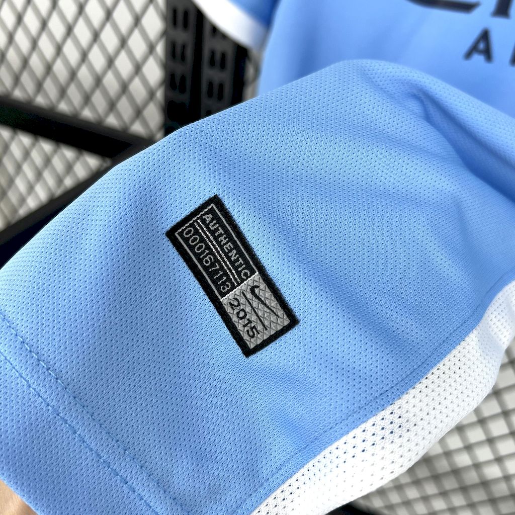 Retro Manchester City 2015-16 Home Jersey - UnitedFutballJersey