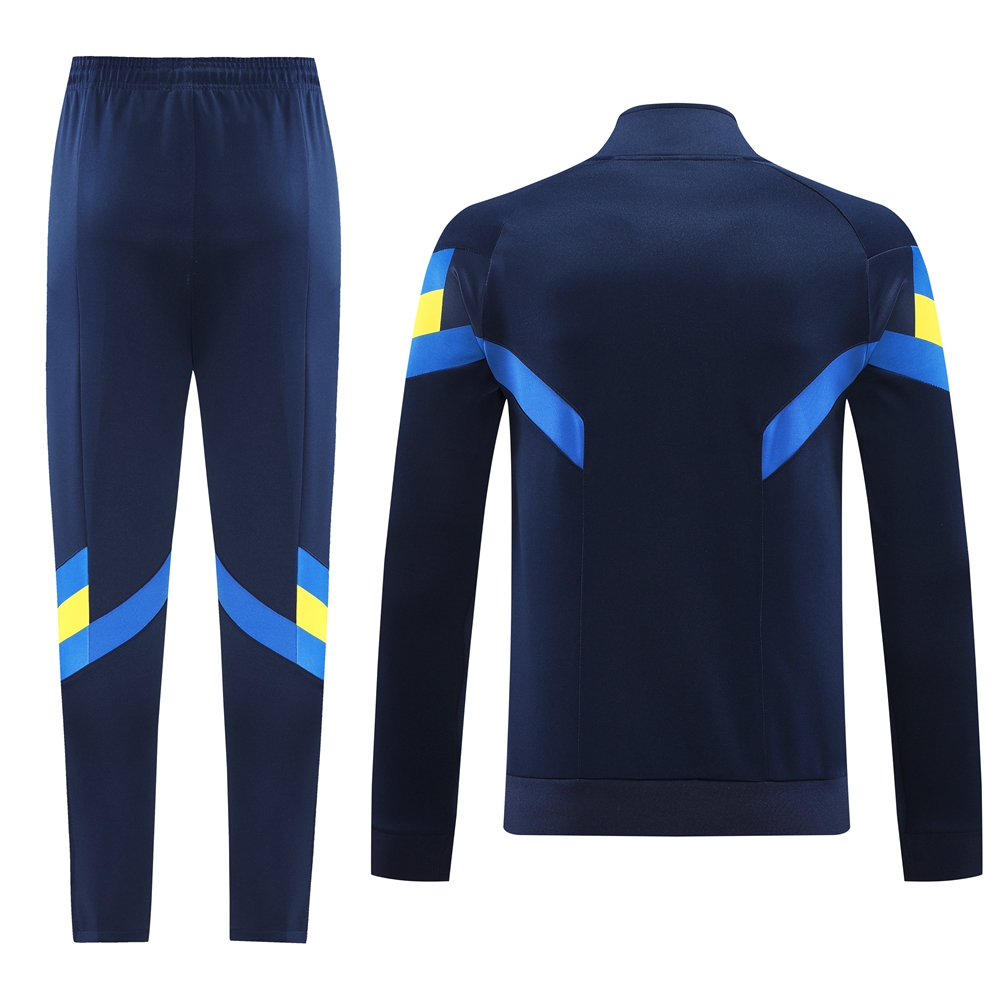 Boca Juniors 24-25 Jacket Training Tracksuit - Deep Blue Top and Pants - UnitedFutballJersey