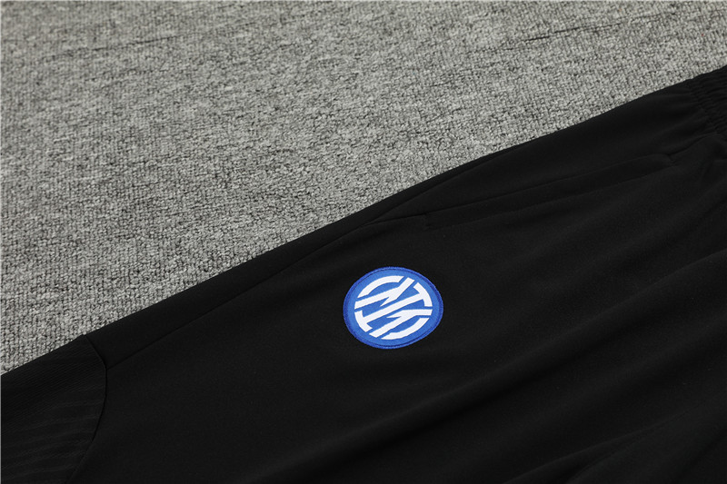 Inter Milan 23-24 Kids Long Sleeve Training Set Light Grey - UnitedFutballJersey