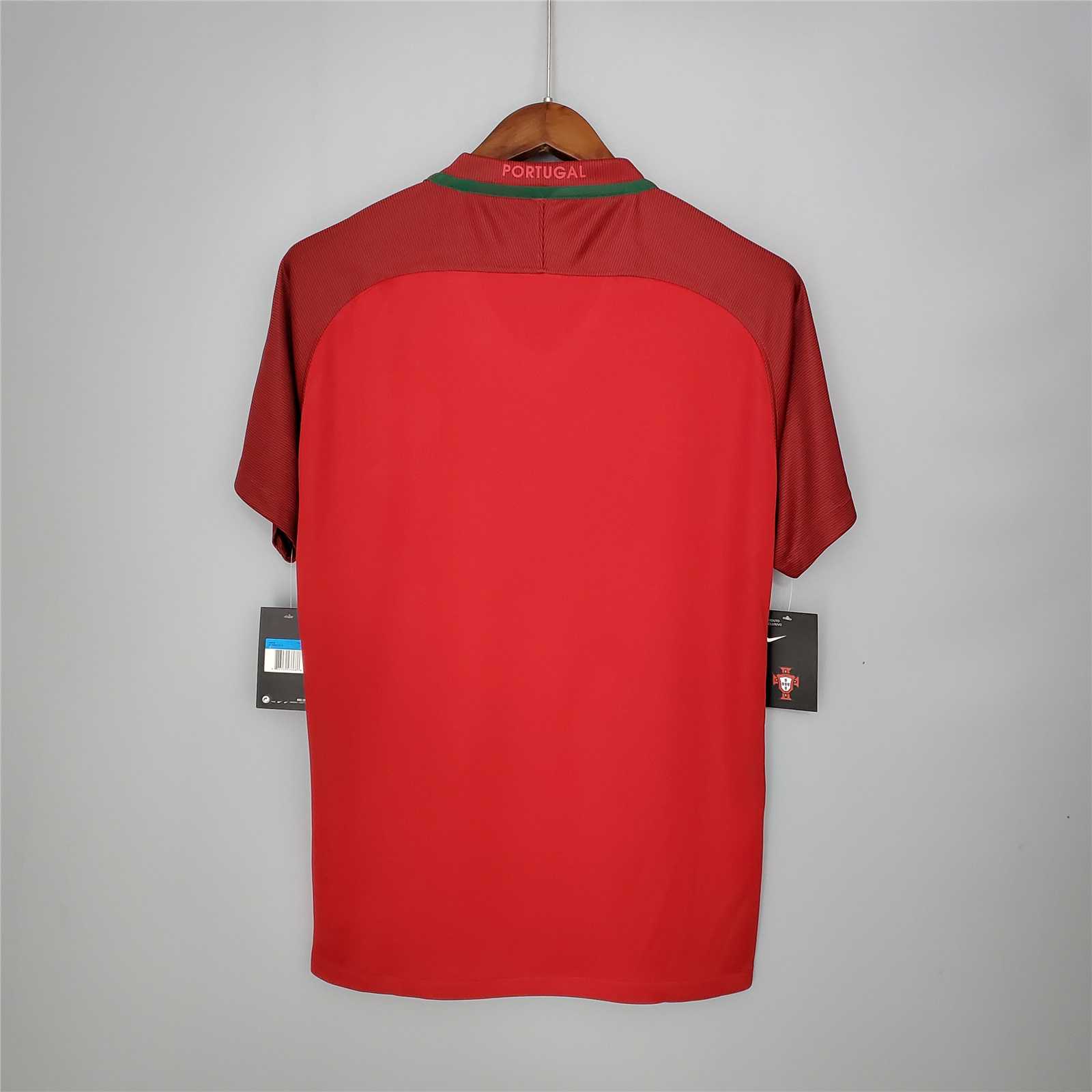 Retro Portugal 2016 Home Stadium Jersey - UnitedFutballJersey