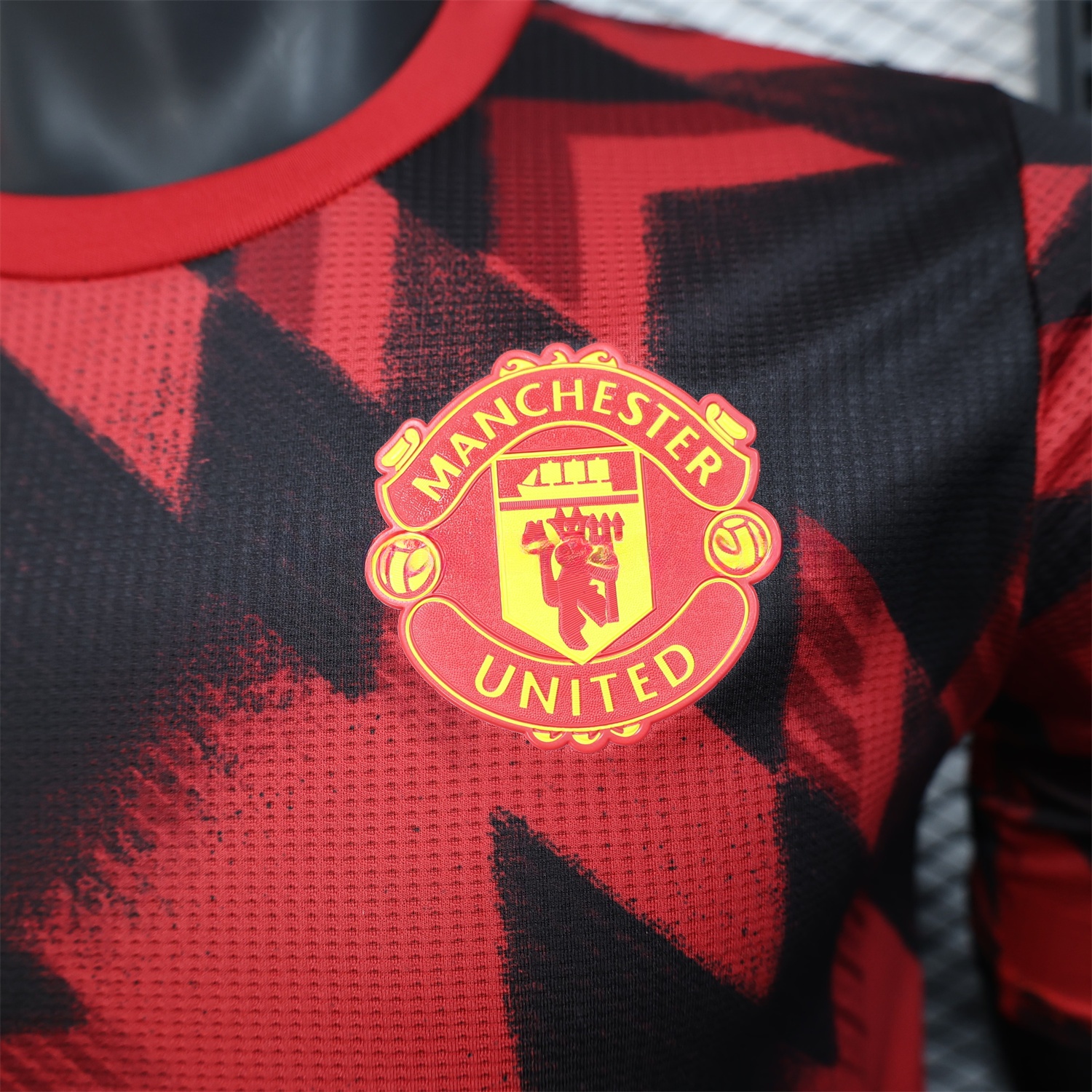 Manchester United 25-26 Red Pre-match Training Jersey - Player Version - UnitedFutballJersey