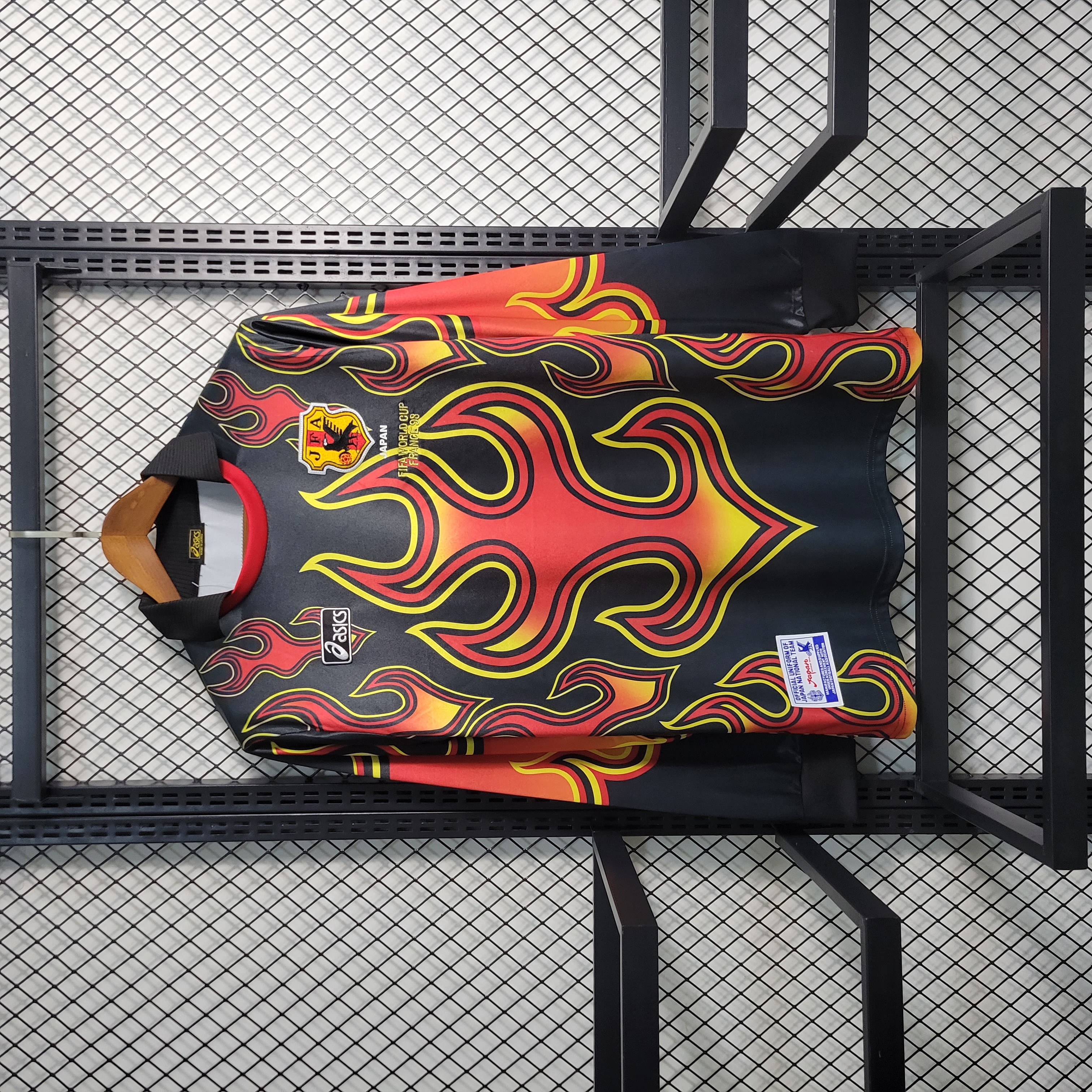 Retro Japan 1998 Red Flame Goalkeeper Jersey - UnitedFutballJersey
