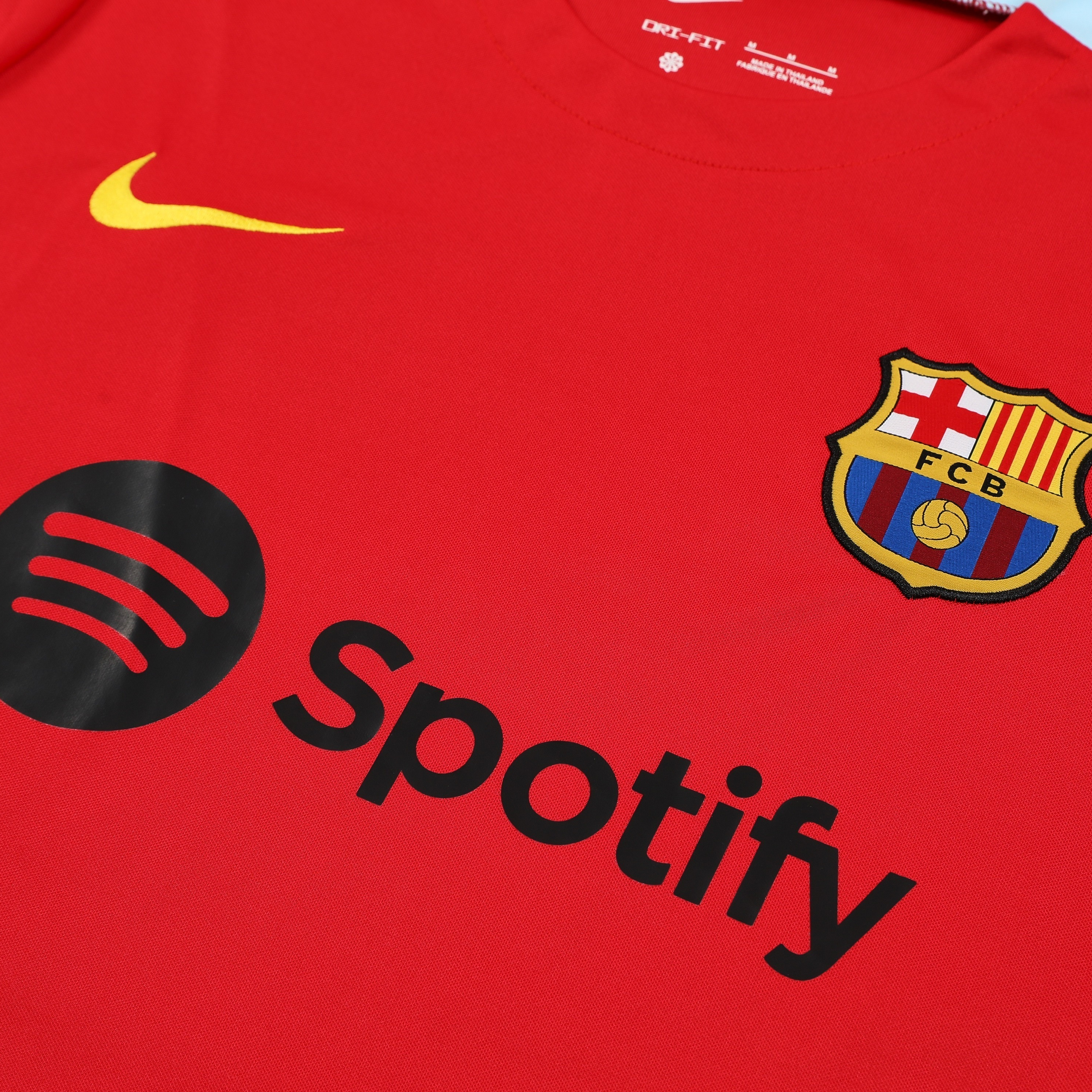 Barcelona 24-25 Short-Sleeve Training Set - Red Top & Black Shorts - UnitedFutballJersey