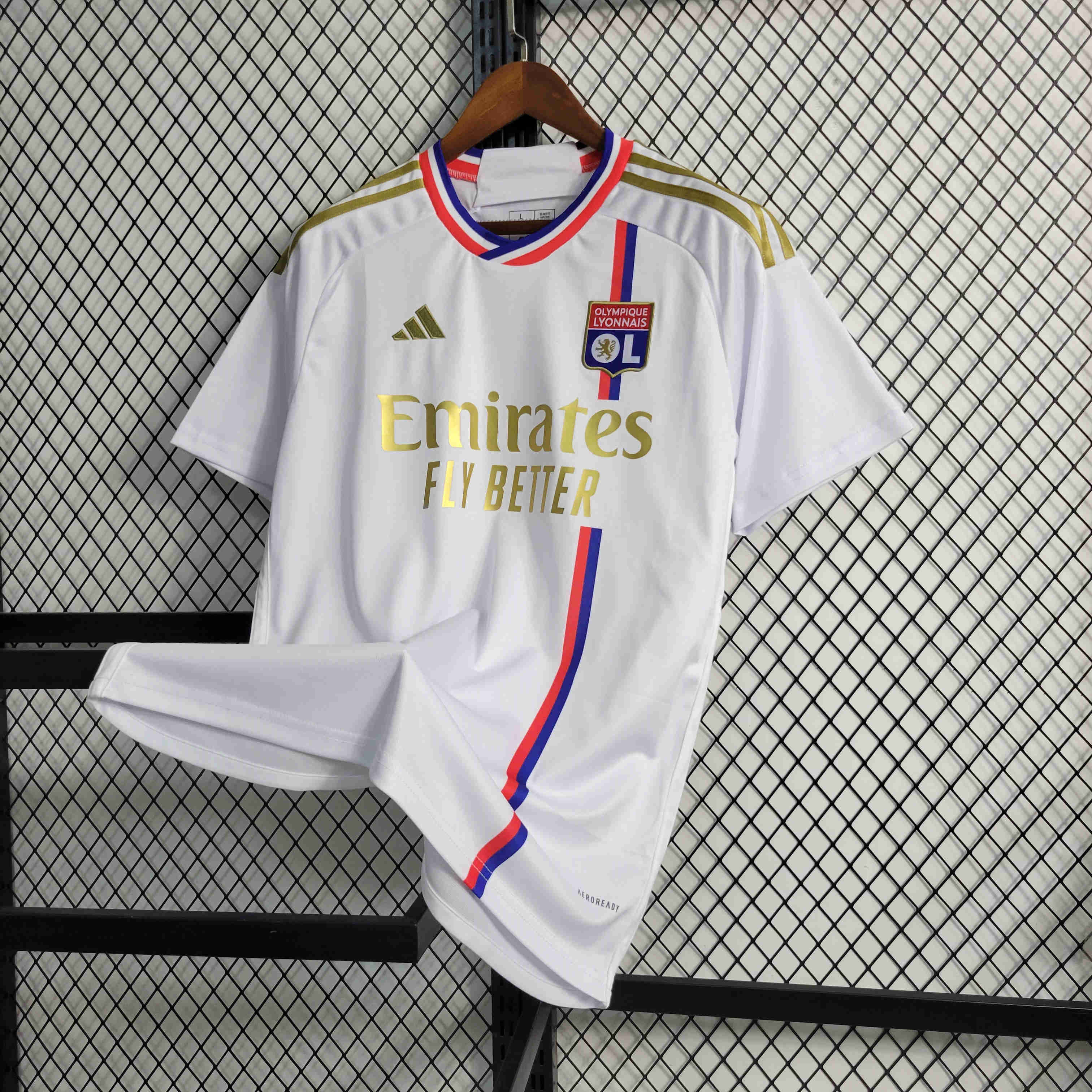 Lyon 23/24 Home Jersey - Fans Version - UnitedFutballJersey