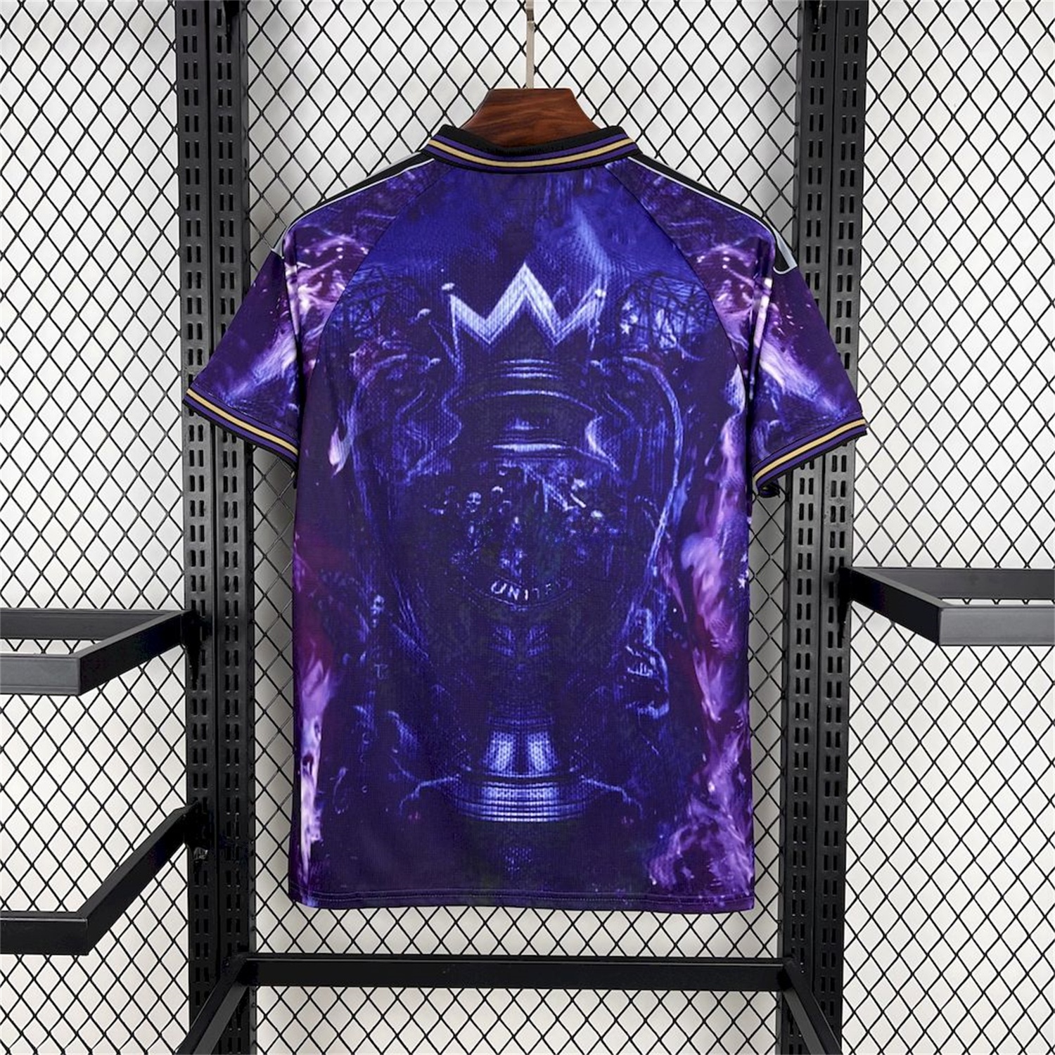 Manchester United 25-26 Blue and Purple Premier League Championship Trophy Special Edition Jersey - Fans Version - UnitedFutballJersey