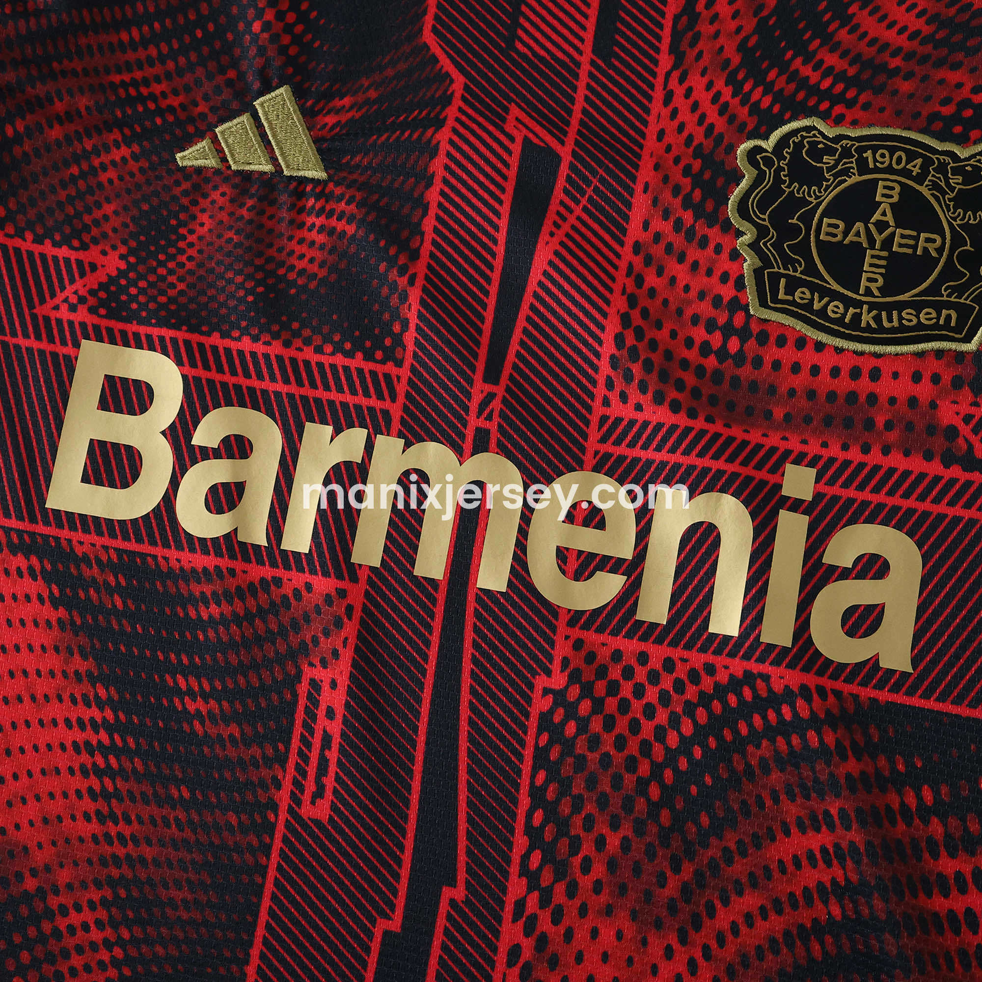 Bayer 04 Leverkusen 24-25 Red Concept Version Jersey - Fans Version - UnitedFutballJersey