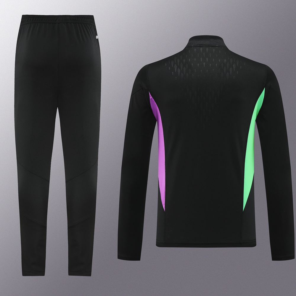 Bayern Munich 23-24 Long Sleeve Training Set - Black (No chest advertising) - UnitedFutballJersey