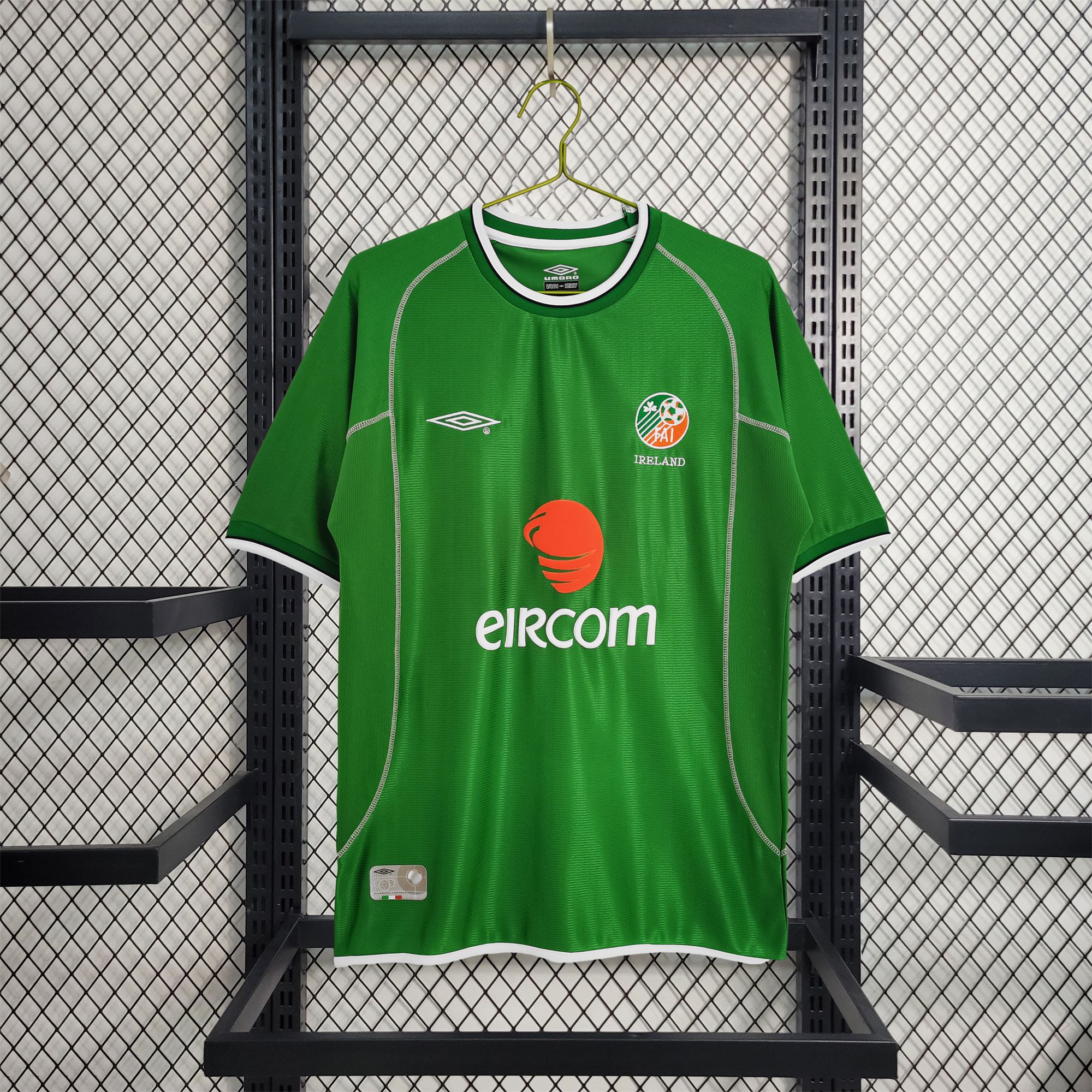 Retro Ireland 2002 Home Stadium Jersey - UnitedFutballJersey