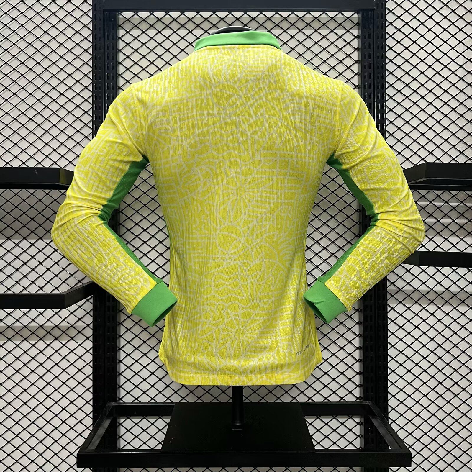 Brazil 2024 Home Long Sleeve Stadium Jersey - Player Version - UnitedFutballJersey