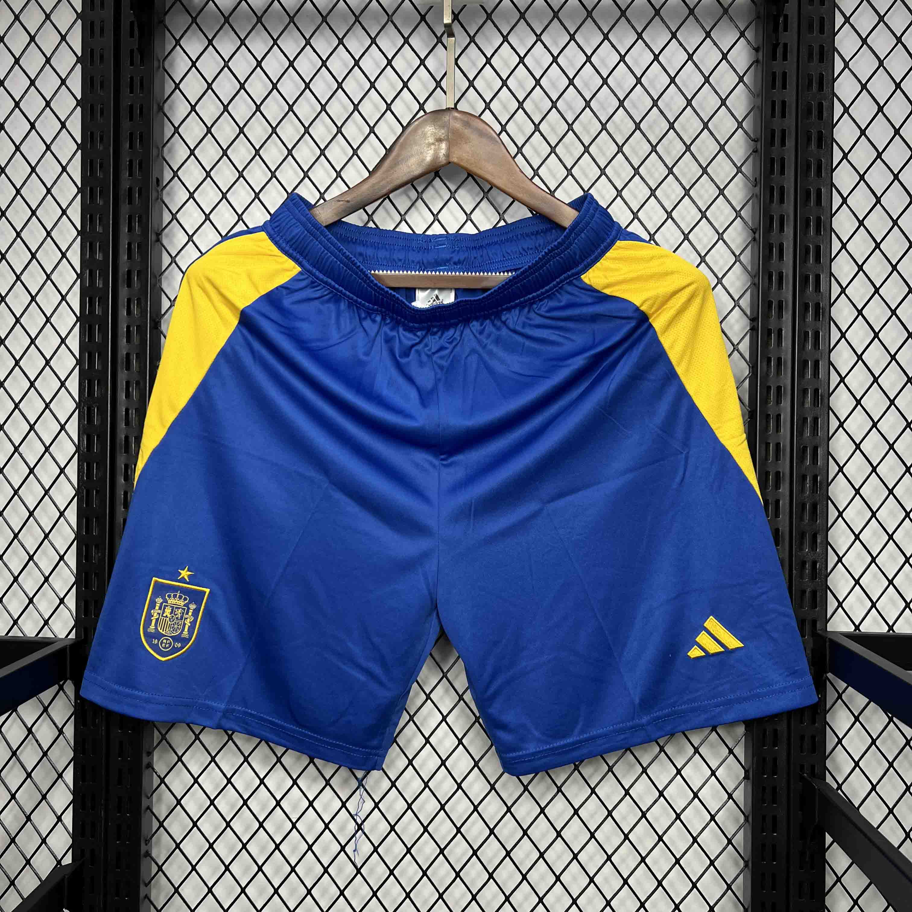 Spain 2024 Home Shorts - Fans Version - UnitedFutballJersey