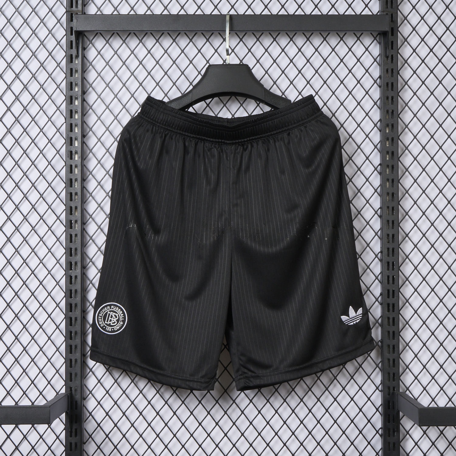 Germany 2025 125-Year Anniversary Black Shorts - Fans Version - UnitedFutballJersey