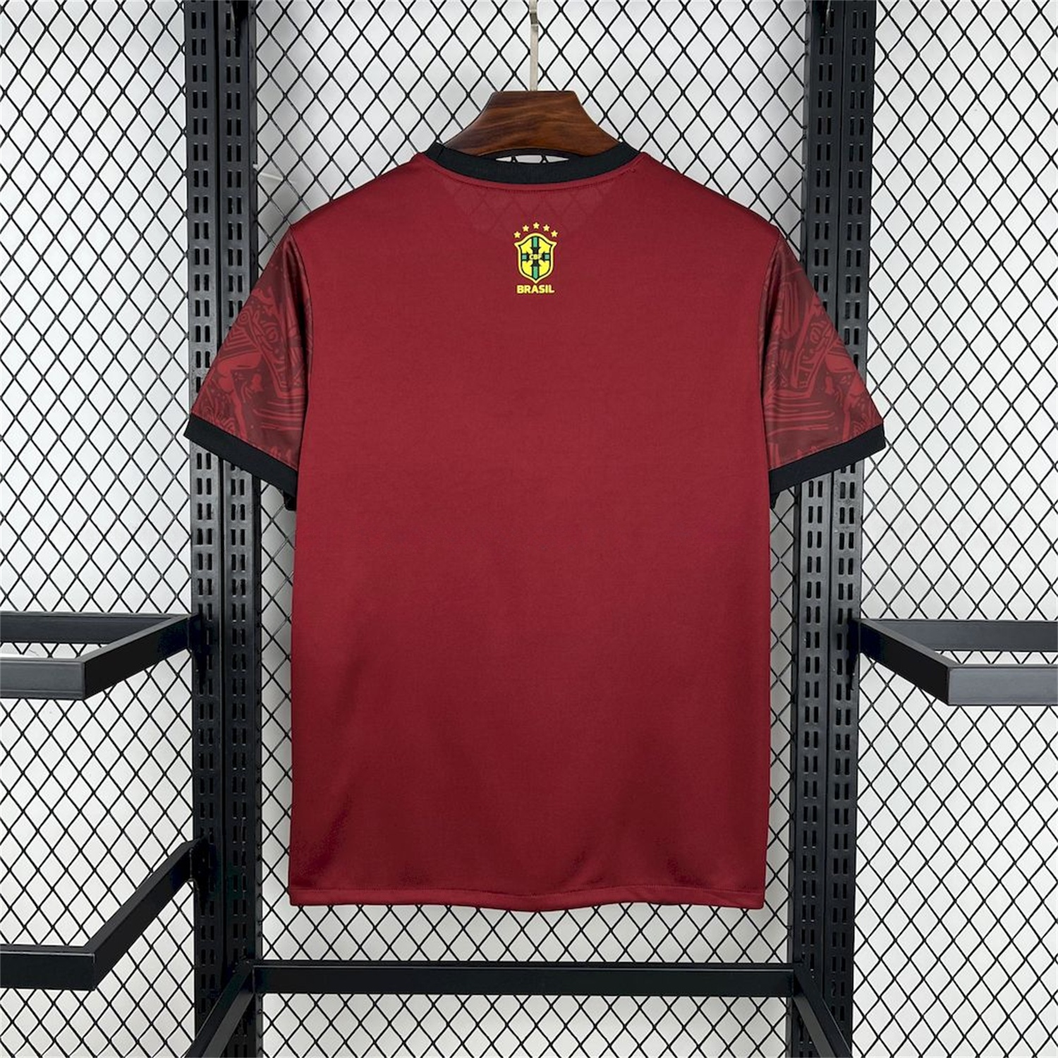 Brazil 25-26 Jordan Maroon Deep Red Special Edition Jersey - Fans Version - UnitedFutballJersey
