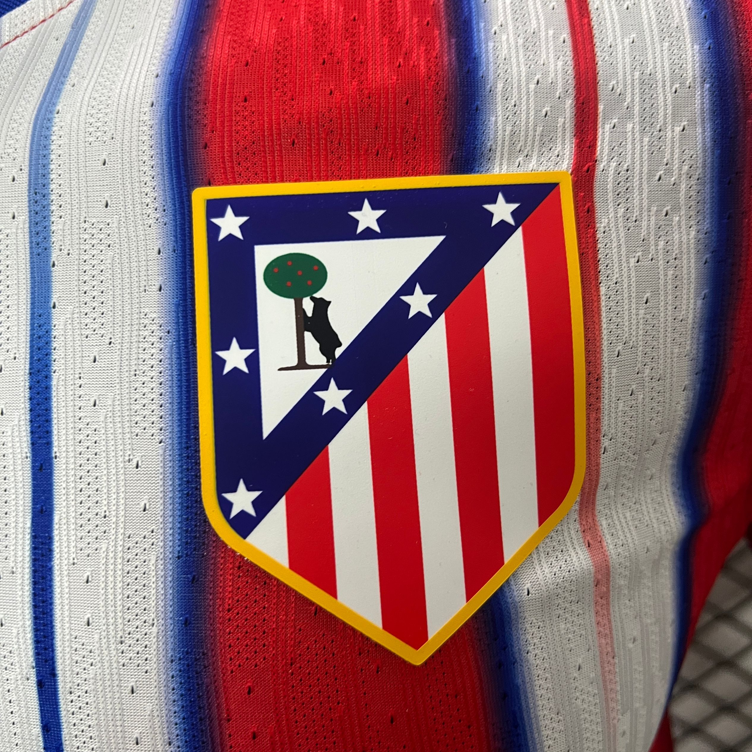 Atletico Madrid 24-25 Home Stadium Jersey - Player Version - UnitedFutballJersey