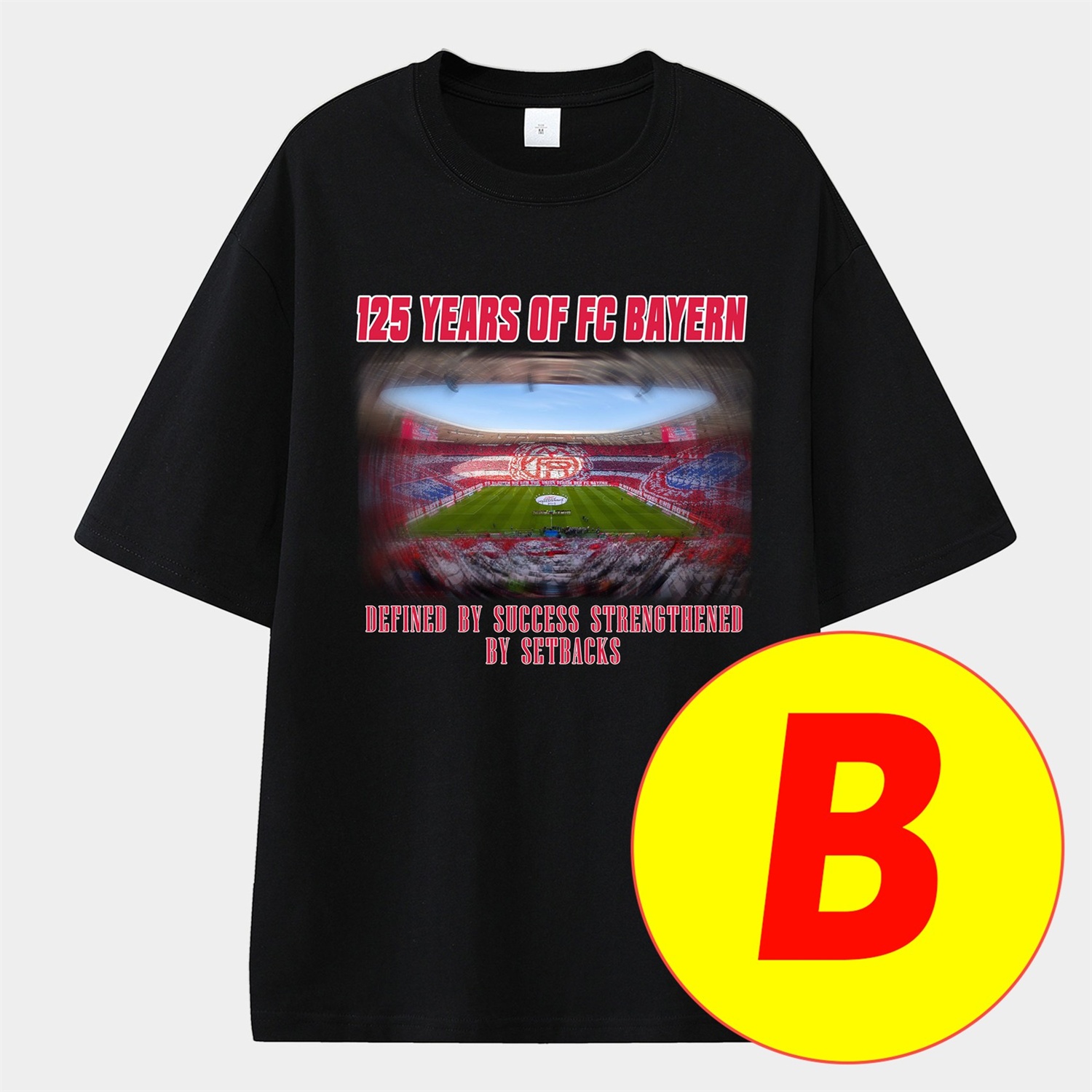 Bayern Munich 2025 125th Anniversary Memory Fragments Unisex Pure Cotton T-shirt - UnitedFutballJersey