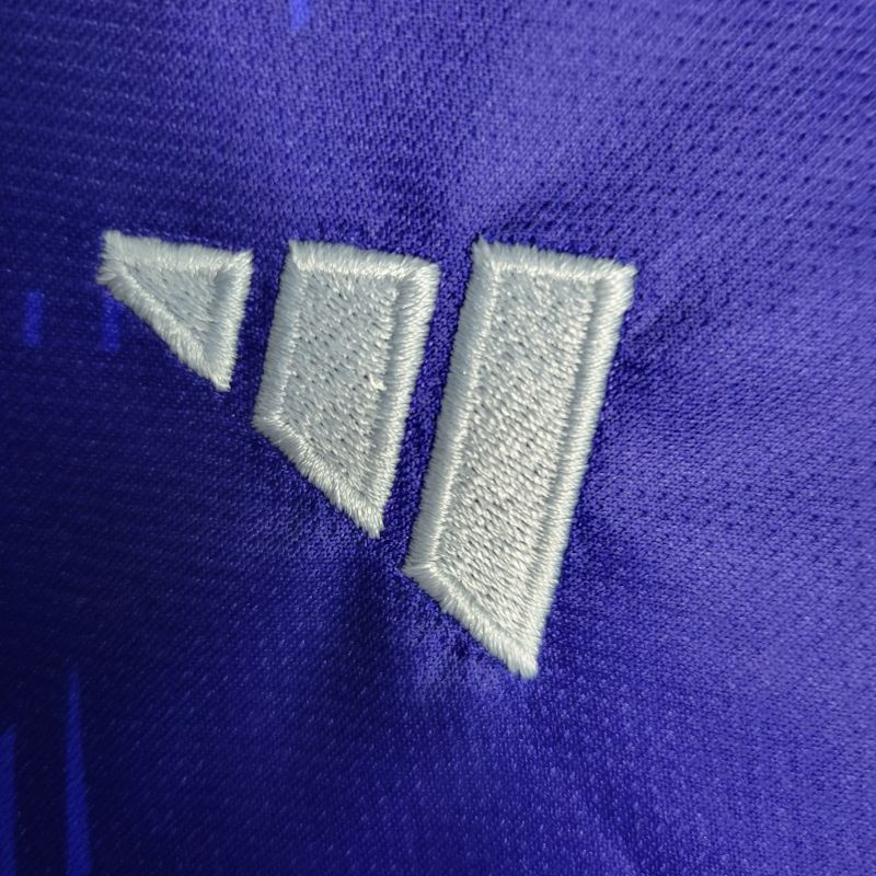Argentina 3 Stars 22-23 Away Stadium Kids Kit ( with 2022 World Champions Patch ) - UnitedFutballJersey