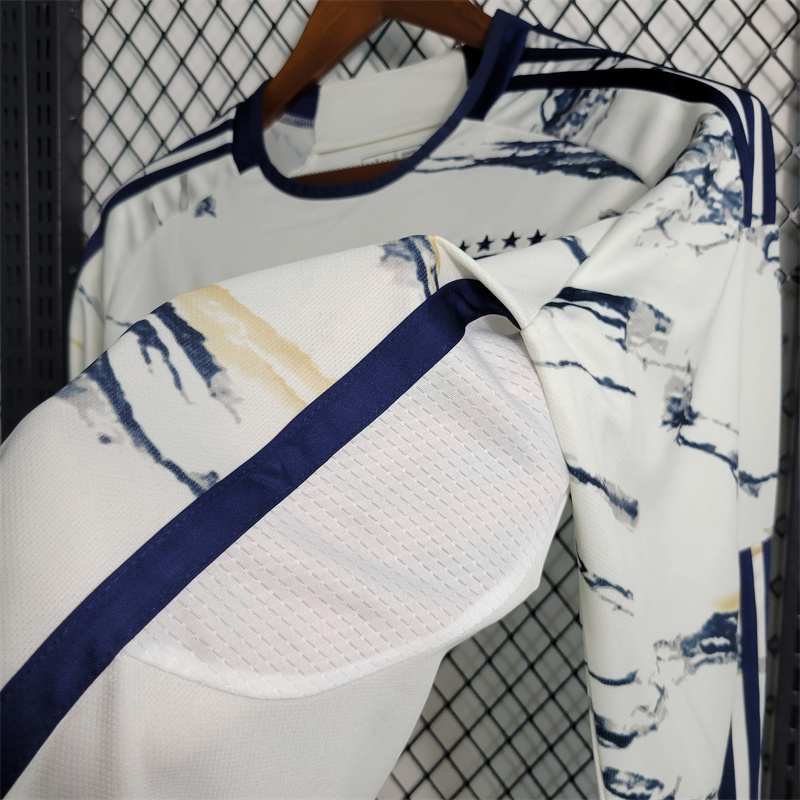 Italy 23-24 Away Long Sleeve Jersey - Fans Version - UnitedFutballJersey
