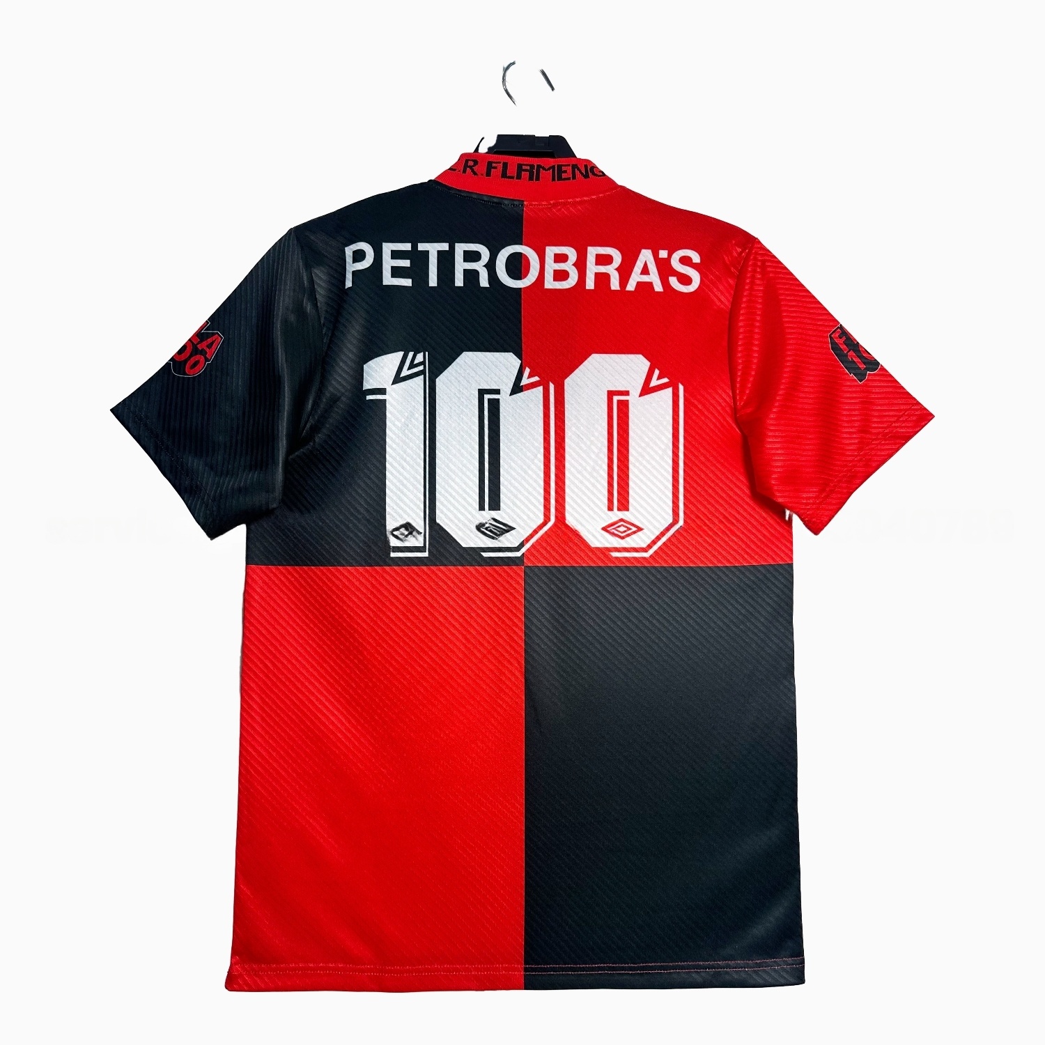 Retro Flamengo 1995 Centenary Anniversary Jersey with Printed Number 100 - UnitedFutballJersey