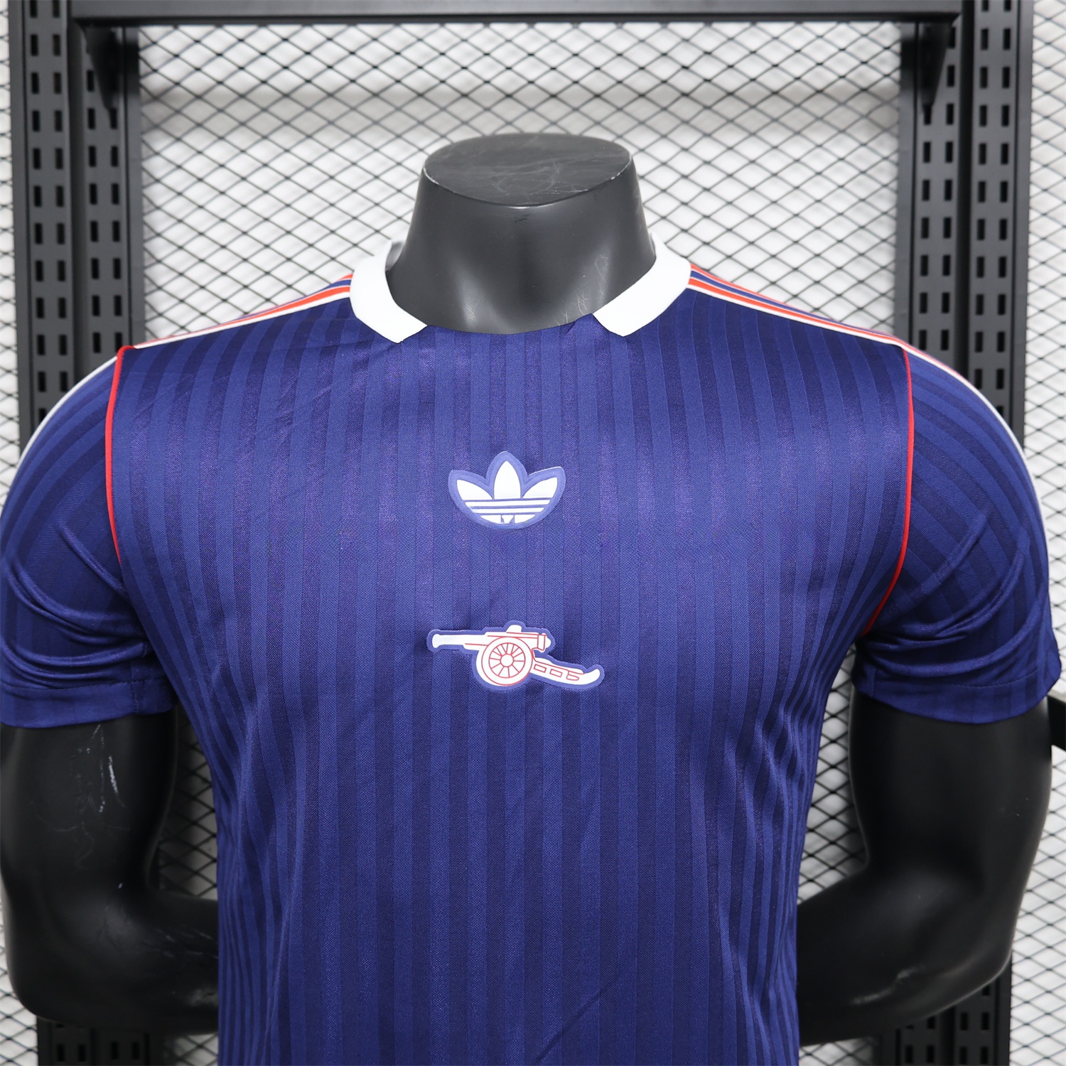Arsenal 24-25 Blue Icon Retro Jersey - Player Version - UnitedFutballJersey