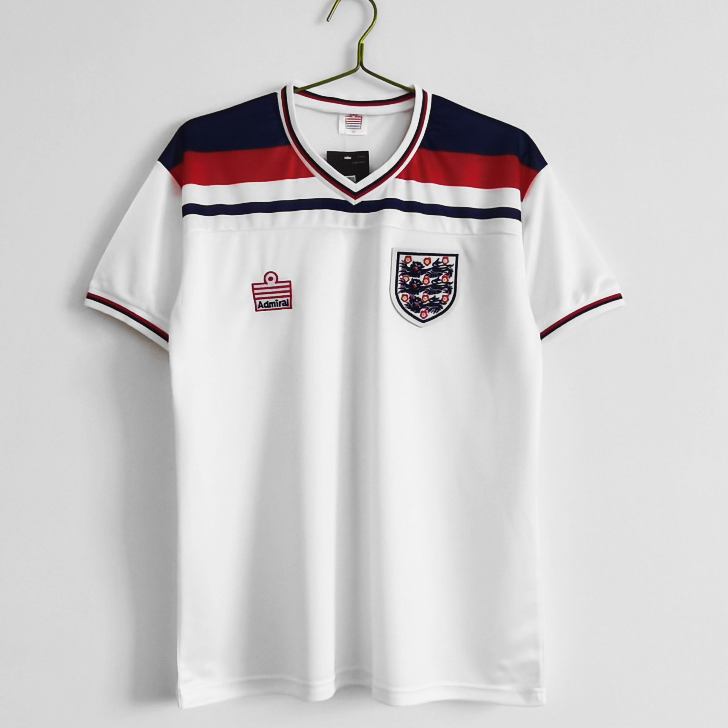 Retro England 1982 Home Stadium Jersey - UnitedFutballJersey
