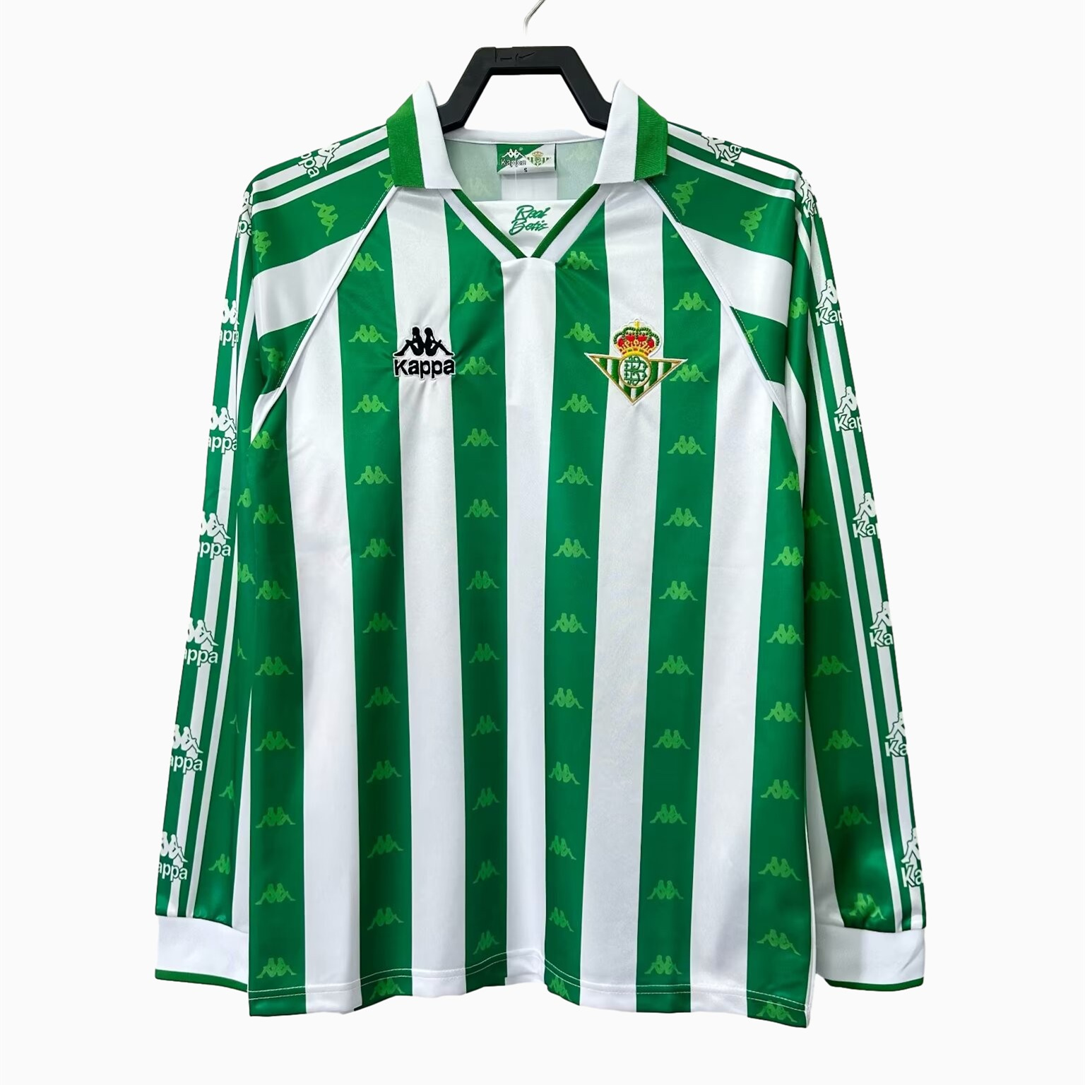 Retro Real Betis 95-97 Home Stadium Long Sleeve Jersey - UnitedFutballJersey