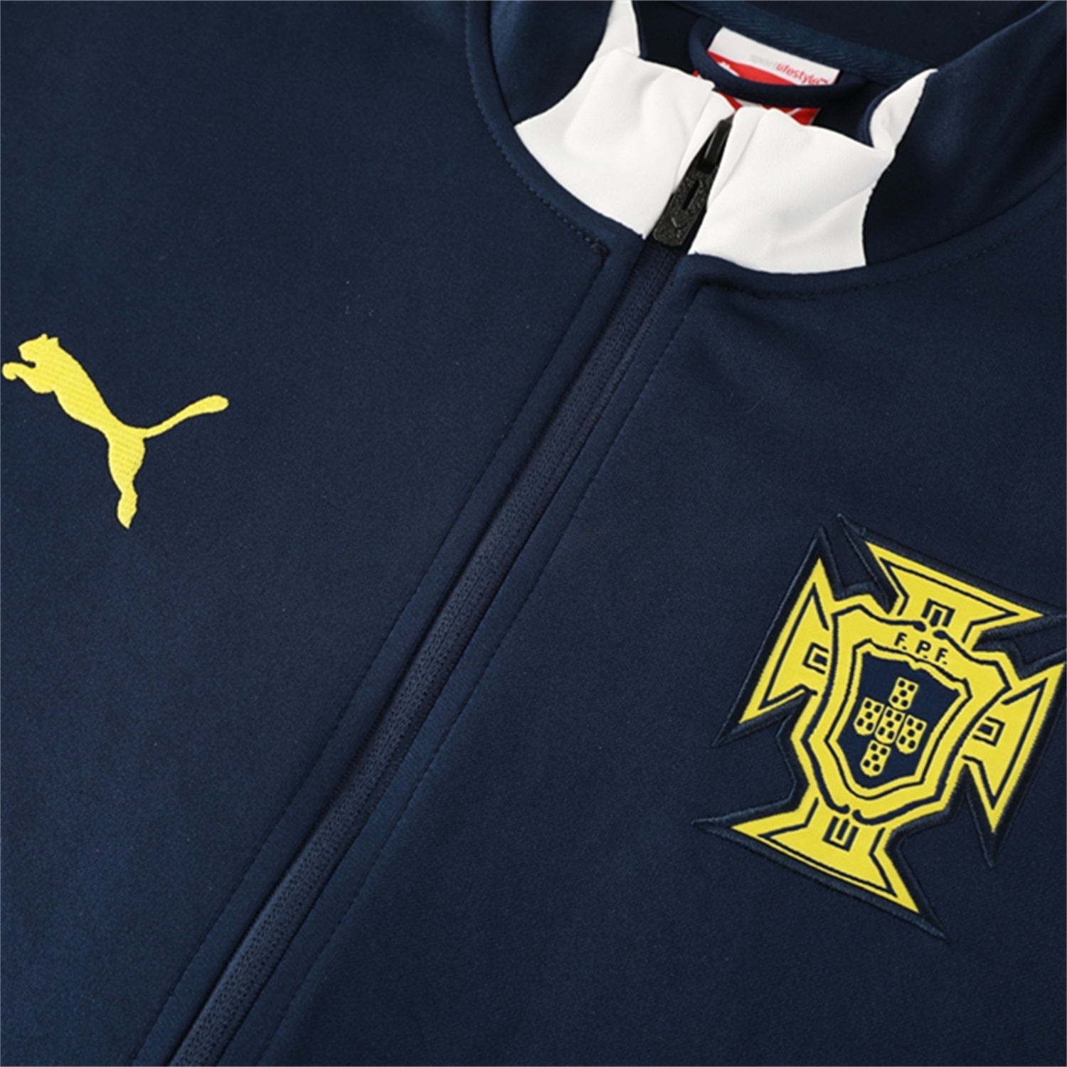 Portugal 25-26 Jacket Training Tracksuit - Deep Blue Jackets and Pants - UnitedFutballJersey