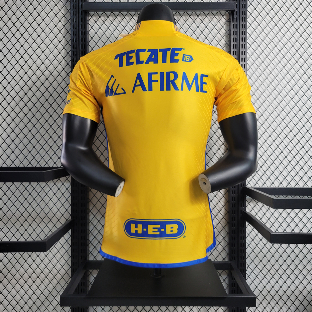 Tigres UANL 23-24 Home Stadium Jersey - Player Version - UnitedFutballJersey