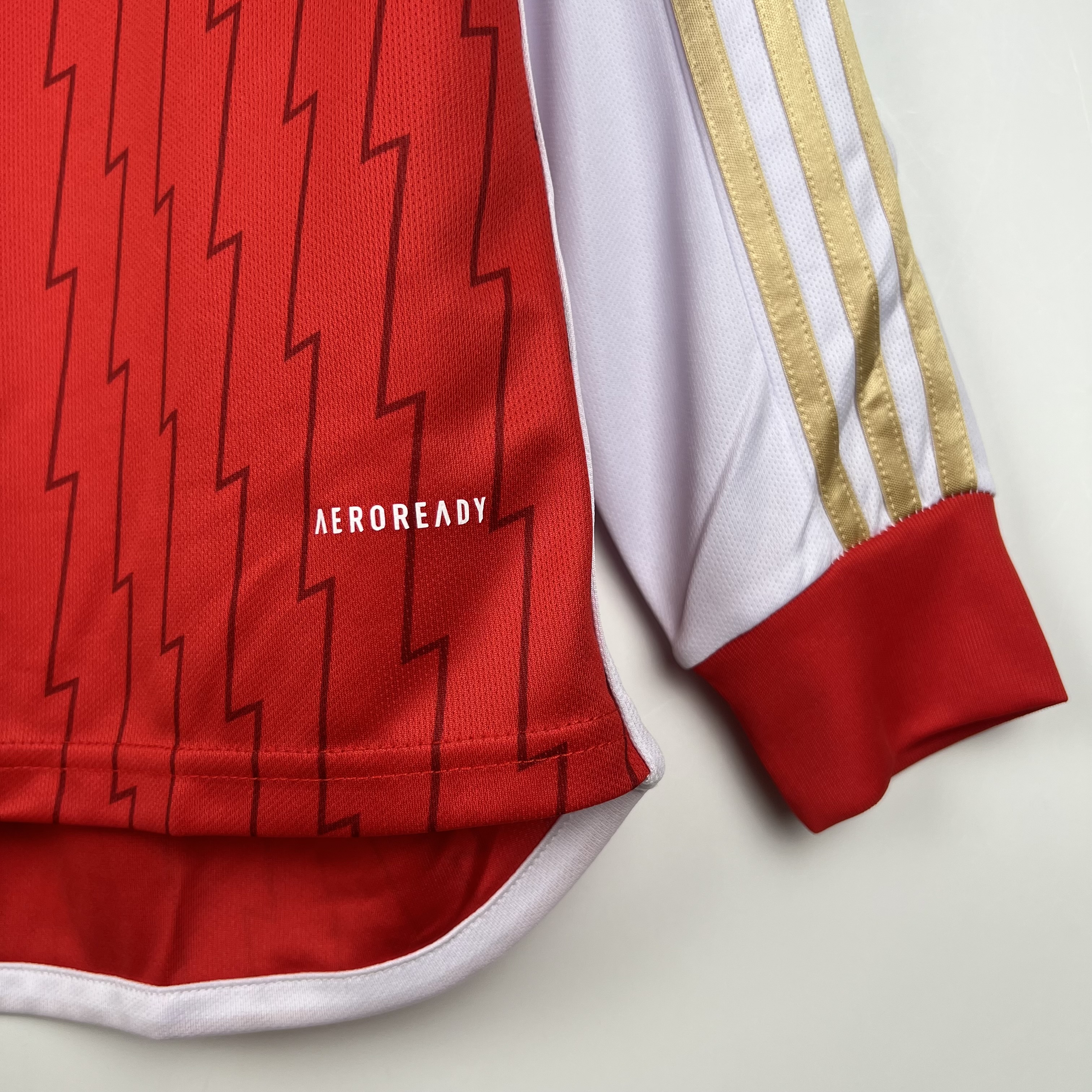 Arsenal 23-24 Home Long Sleeve Jersey - Fans Version - UnitedFutballJersey