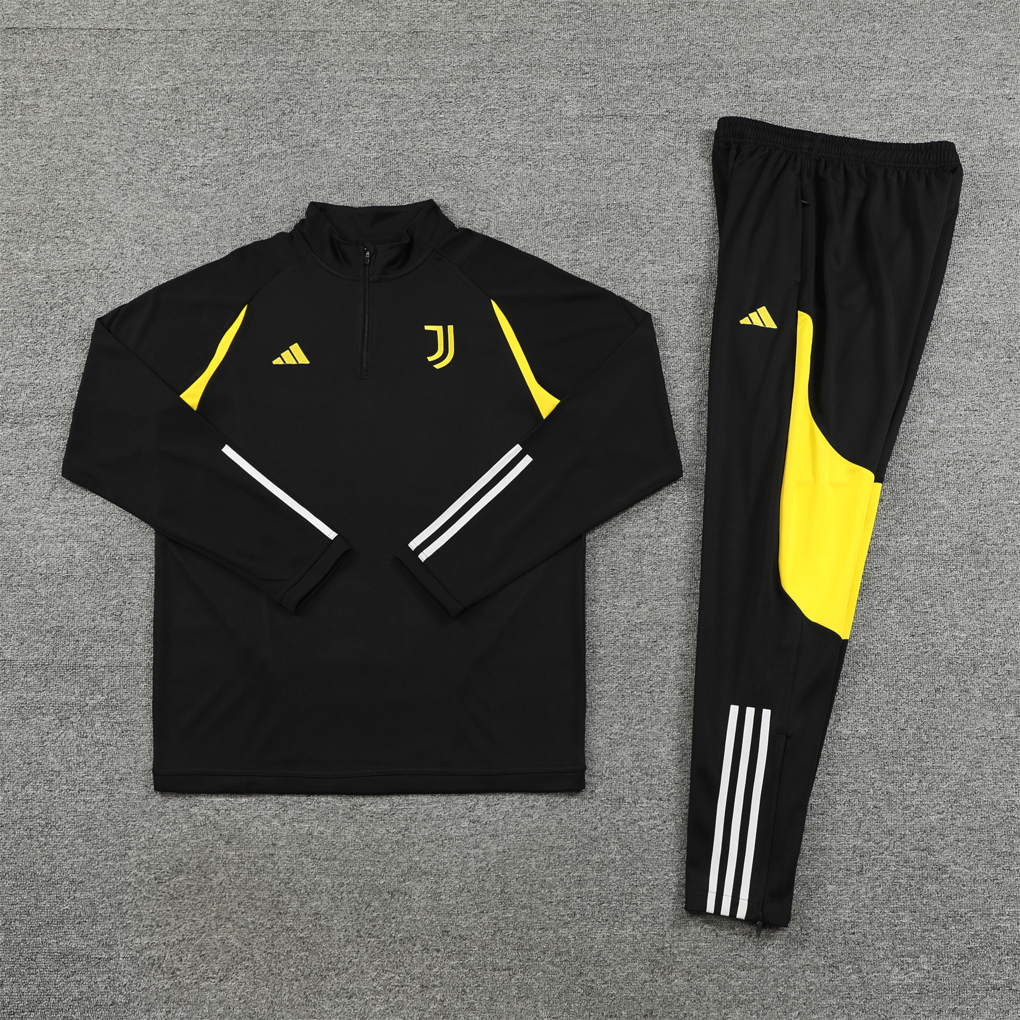 Juventus 23-24 Long Sleeve Training Set Black - UnitedFutballJersey
