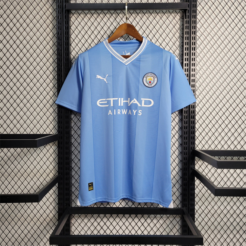 Manchester City 23-24 Home Jersey - Fans Version - UnitedFutballJersey