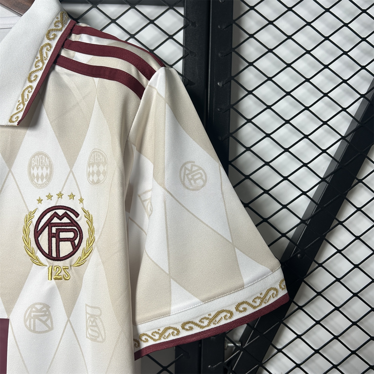 Bayern Munich 2025 125th Anniversary Diamond Pattern Special Edition Jersey - Fans Version - UnitedFutballJersey