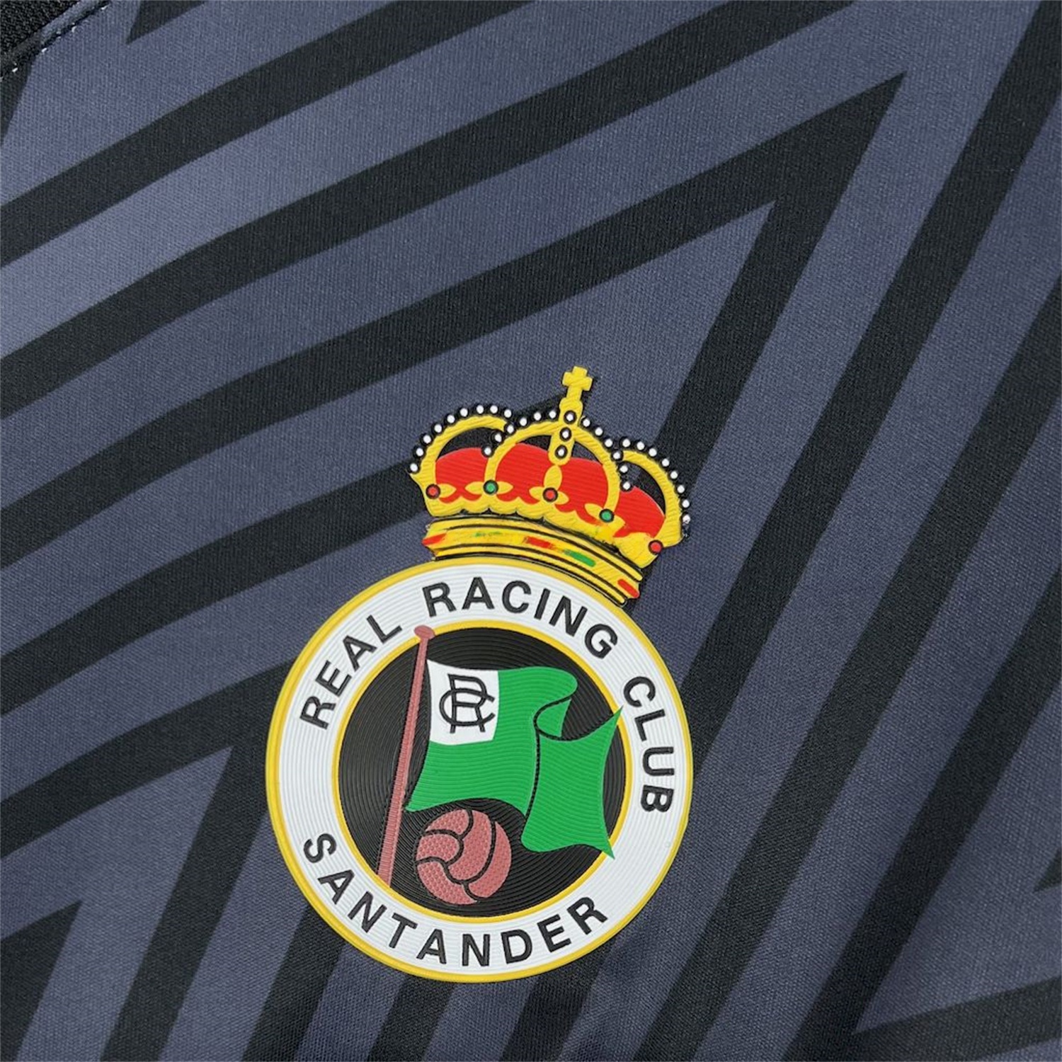 Racing de Santander 24-25 Black Goalkeeper Jersey - Fans Version - UnitedFutballJersey