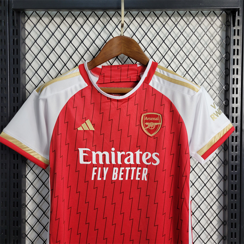 Arsenal 23-24 Home Kids Kit - UnitedFutballJersey