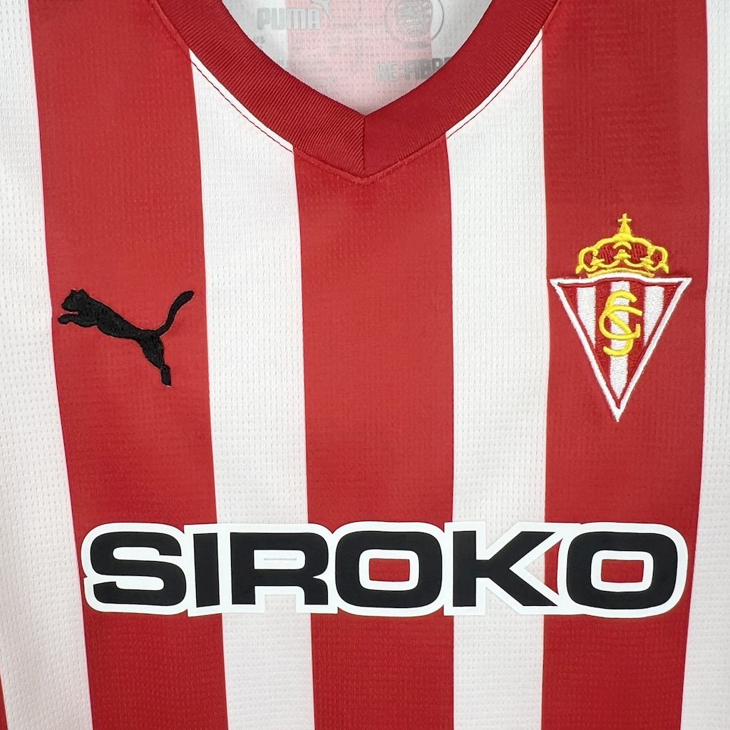 Sporting de Gijon 24-25 Home Kids Kit - UnitedFutballJersey