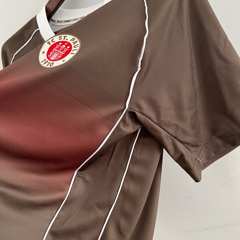 St. Pauli 23-24 Home Stadium Jersey - Fans Version - UnitedFutballJersey