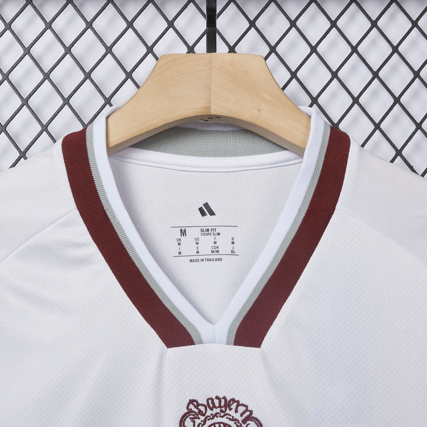 Bayern Munich 25-26 Throwback Trefoil Red Stripe White Special Jersey - Fans Version - UnitedFutballJersey