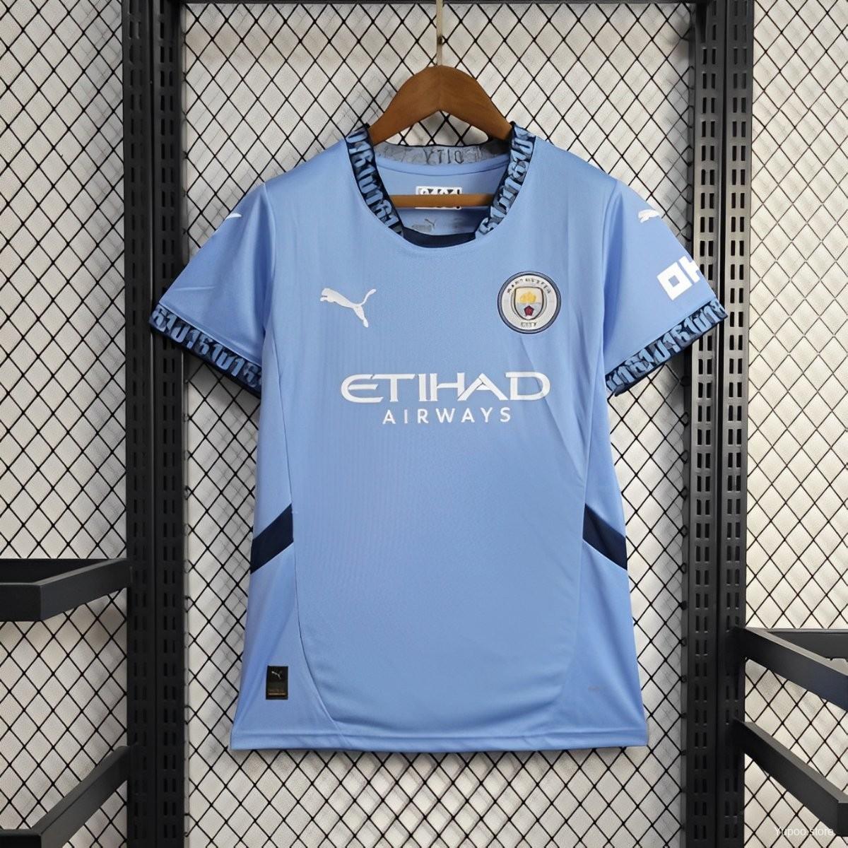 Women's Manchester City 24-25 Home Jersey - UnitedFutballJersey