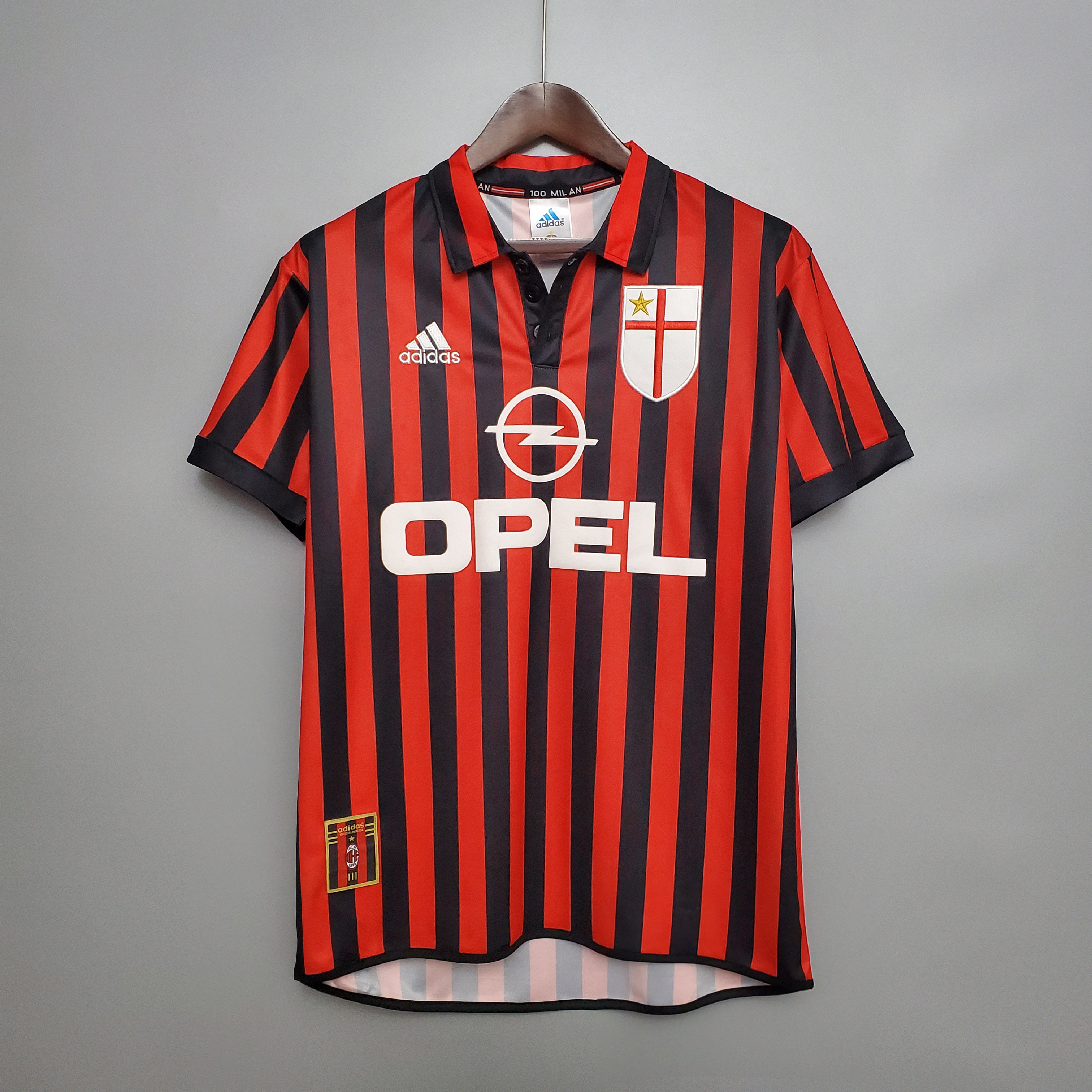 Retro AC Milan 99-00 Home Stadium Jersey - UnitedFutballJersey