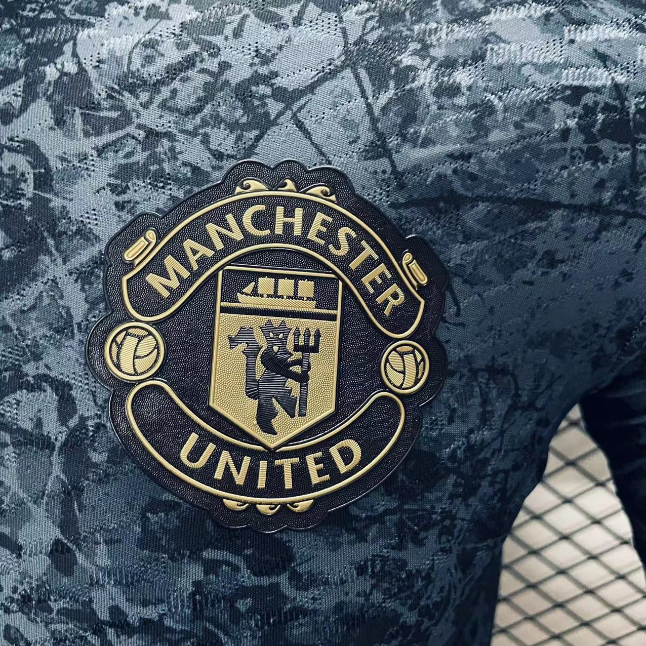 Manchester United 24-25 Blue Special Edition Jersey - Player Version - UnitedFutballJersey