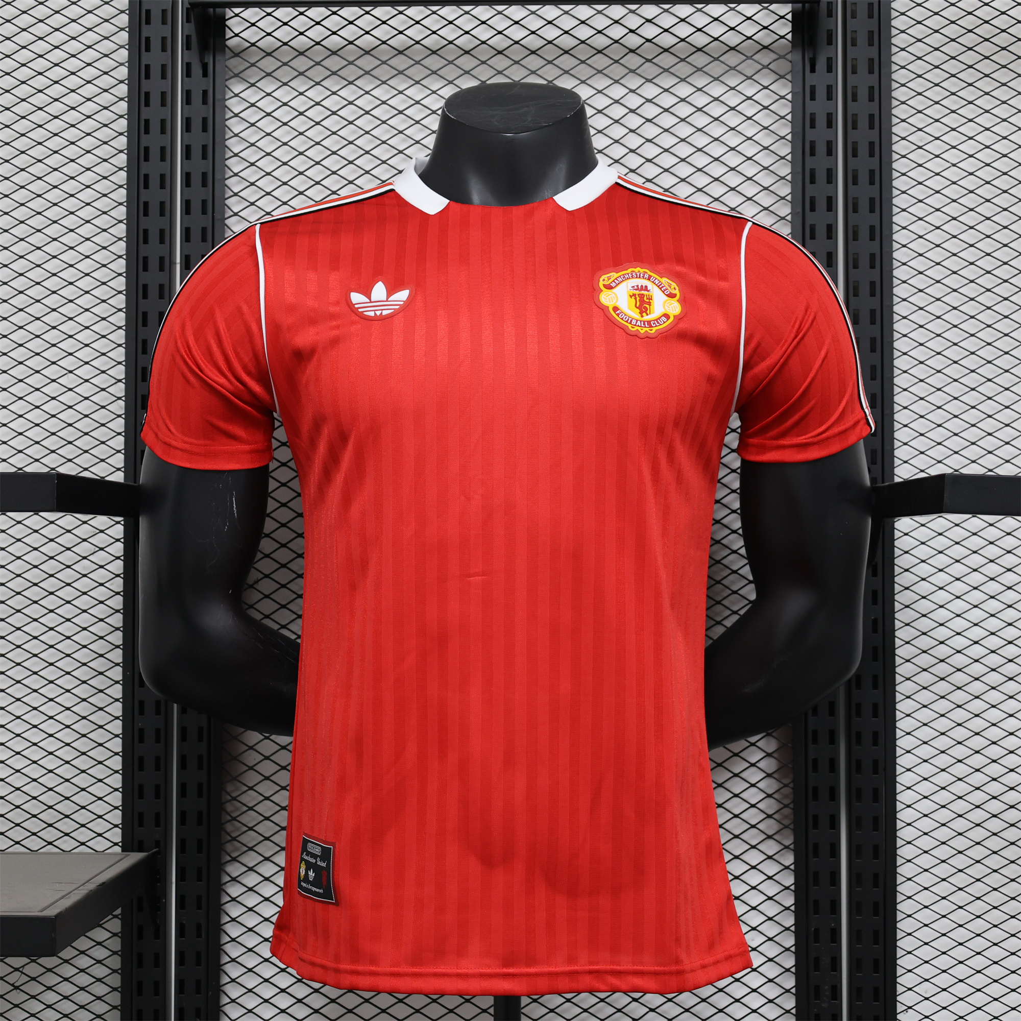 Manchester United 2025 Red Icon Retro Jersey - Player Version - UnitedFutballJersey