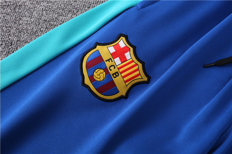 B.A.R.S.A 23-24 Kids Long Sleeve Training Set Blue - UnitedFutballJersey
