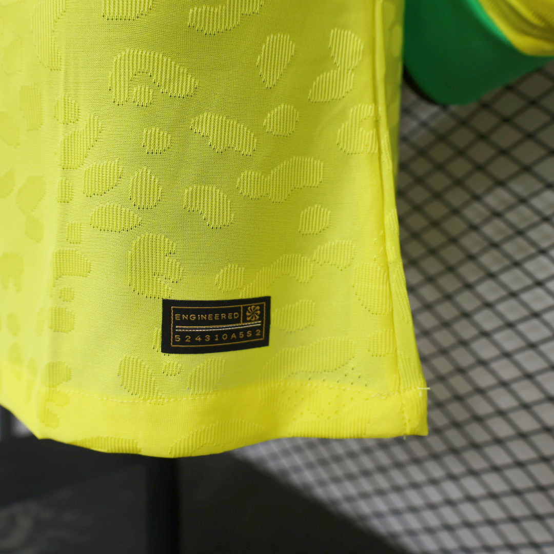 Brazil 22-23 Home Long Sleeve Jersey - Player Version - UnitedFutballJersey