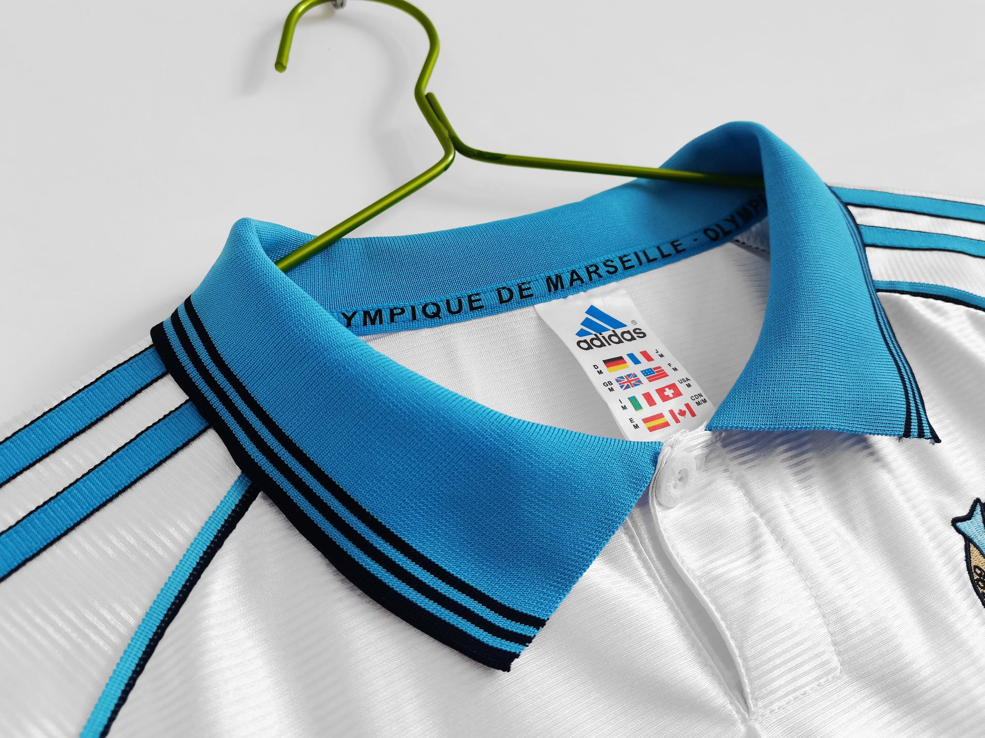 Retro Marseille 1998-99 Home Stadium Jersey - UnitedFutballJersey